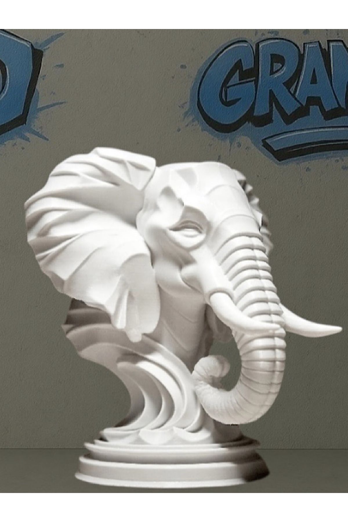 Desing 🐘 3D Fil Figürü – Gücün ve Bilgeliğin Simgesi