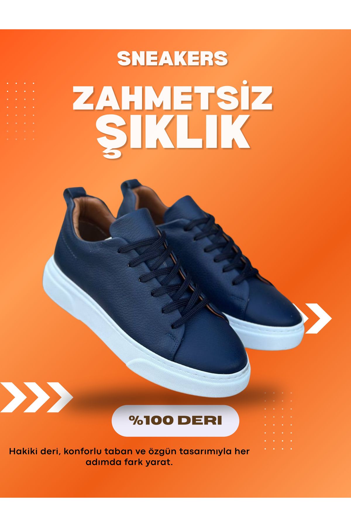 shcenco Hakiki Deri Erkek Sneaker Ayakkabı – El Işçiliği Ve Konforlu Taban