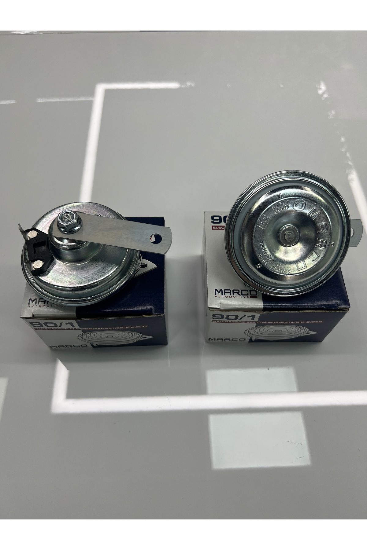 Marco İTALY KALIN,İNCE SES 12-24 VOLT KORNA SET (2ADET)