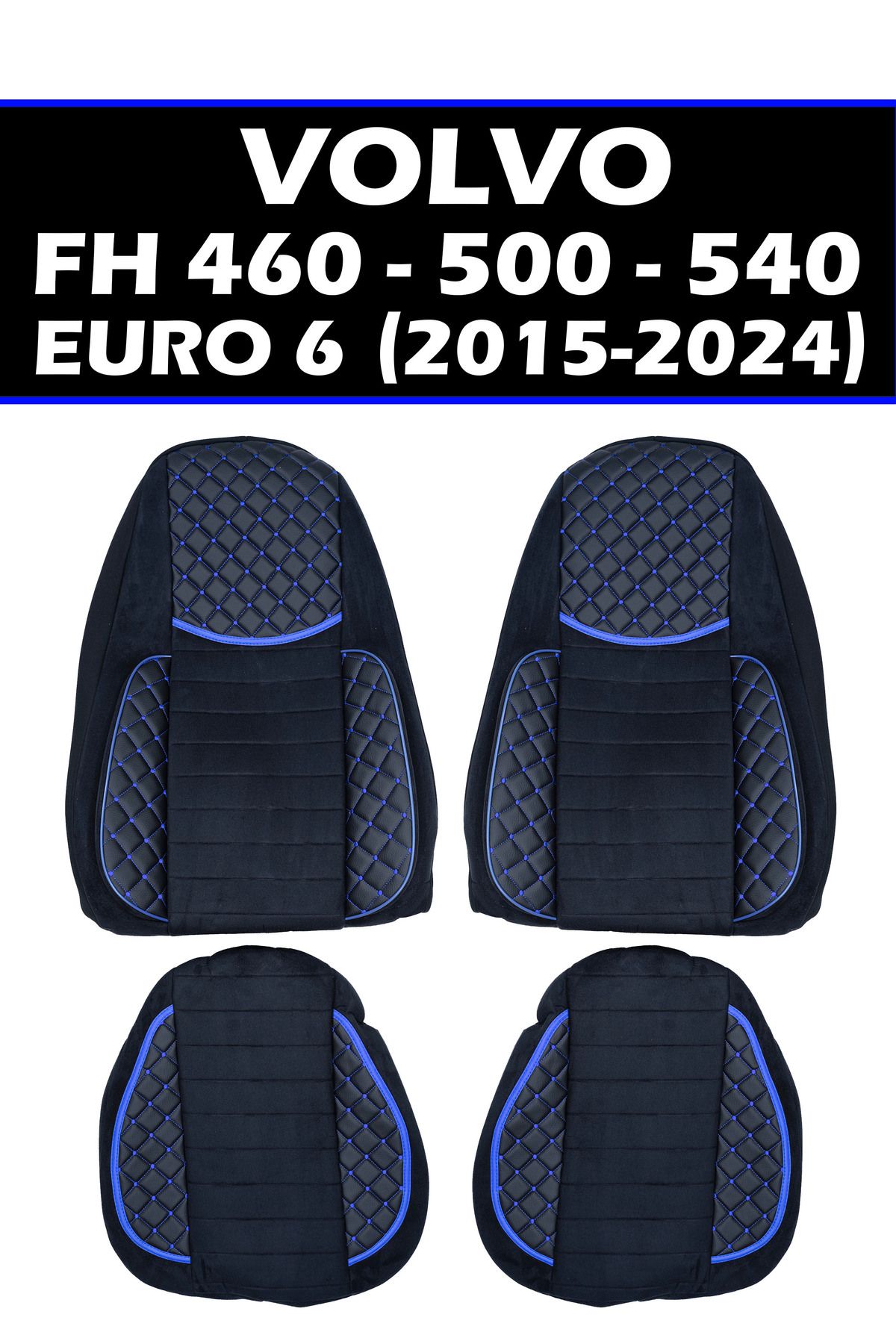 VIPTIRSHOP VOLVO FH 460-500-540 EURO 6 (2015-2024) DERİ SÜET ORTAPEDİK KOLTUK KILIFI
