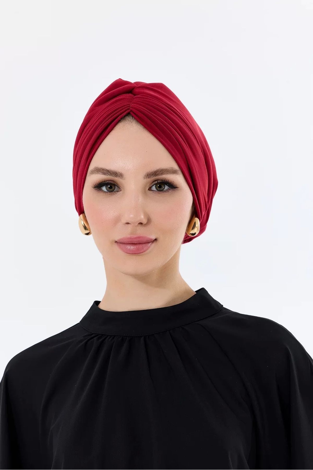 ladrans Sisre Drapeli Dolgulu Günlük Bone Kırmızı