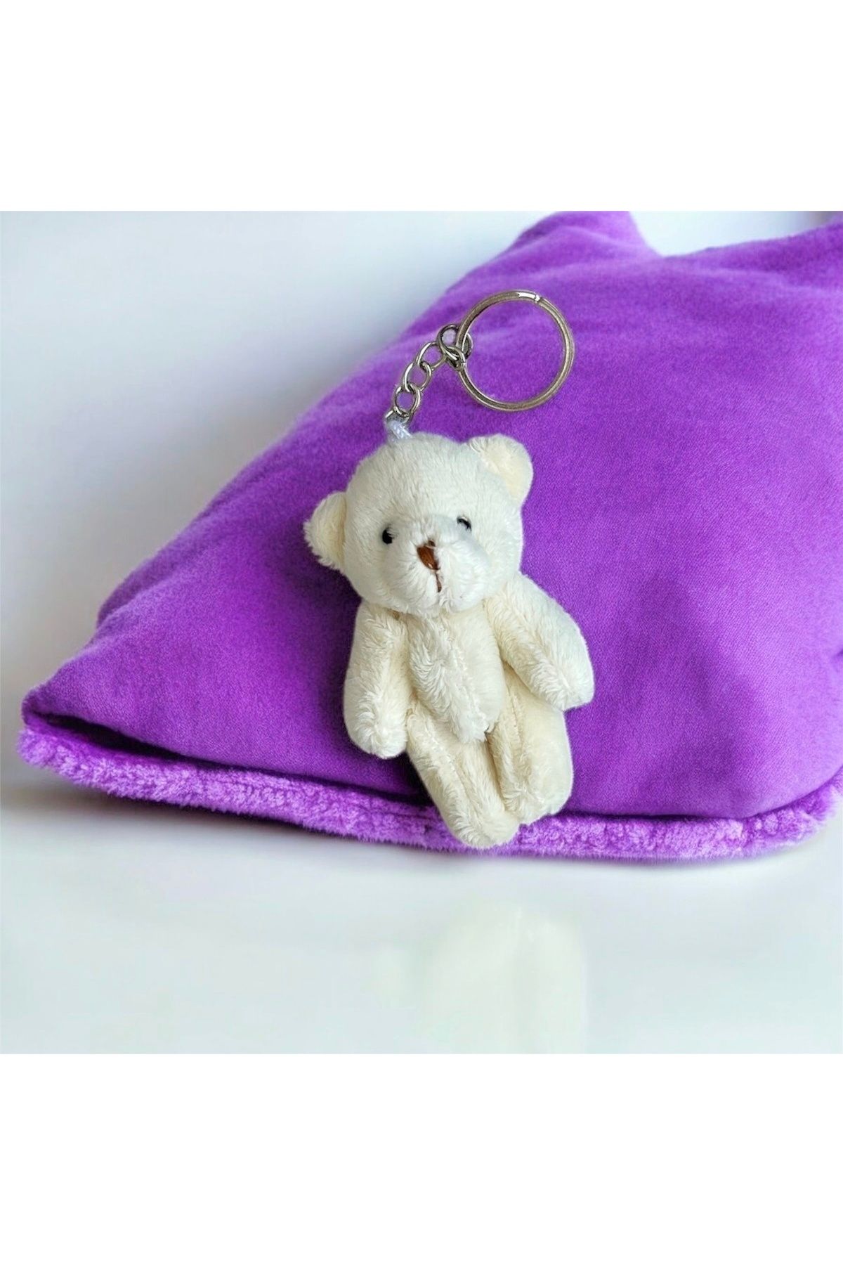 Weluxa Peluş Ayıcıklı Anahtarlık Çanta Süsü
