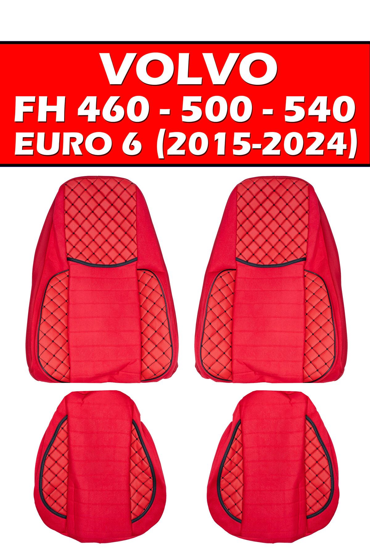 VIPTIRSHOP VOLVO FH 460-500-540 EURO 6 (2015-2024) DERİ SÜET ORTAPEDİK KOLTUK KILIFI