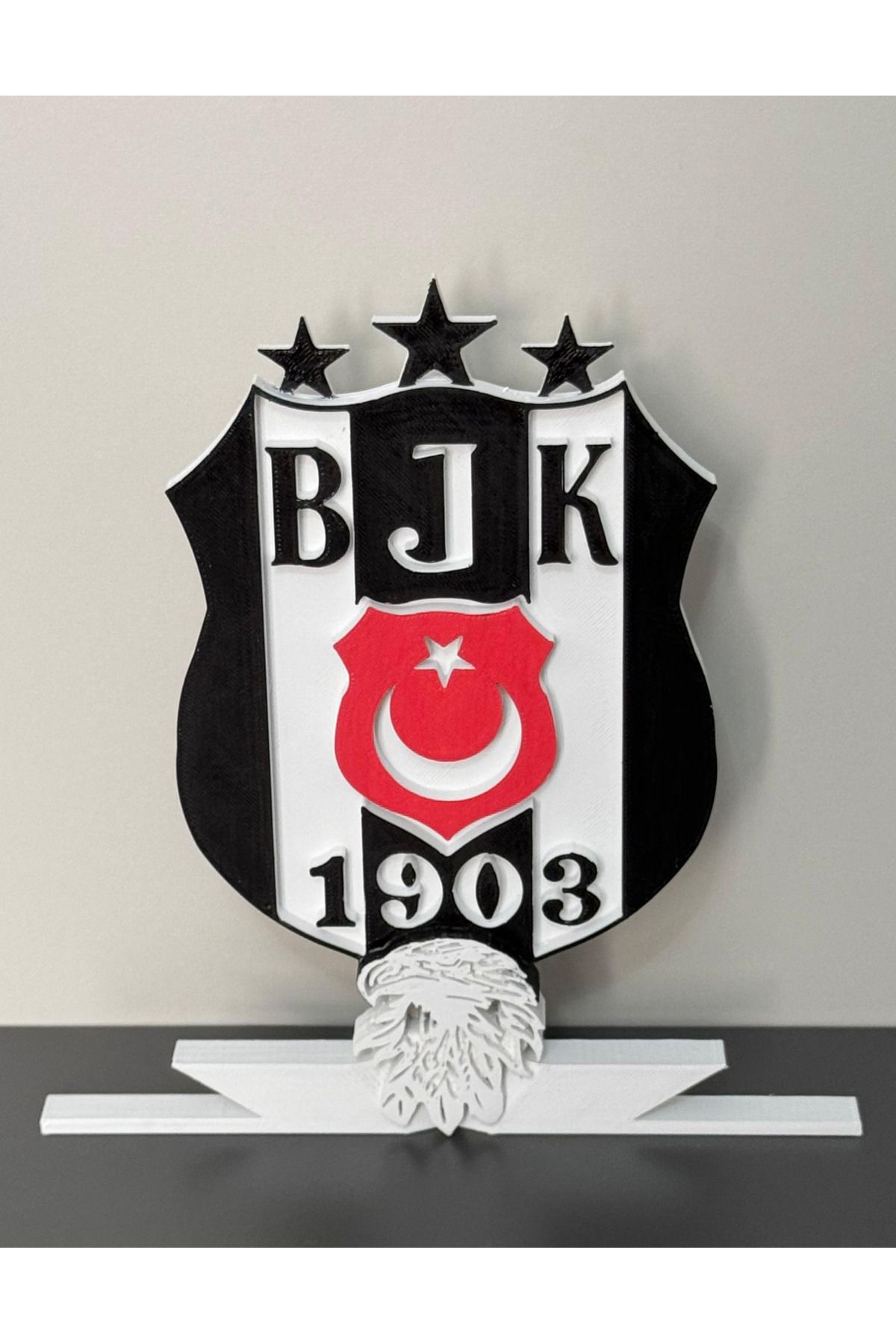 Sapphire 3D Beşiktaş Kartal Figürlü Fanatik Bjk Severlere Hediyelik Dekoratif Ürün