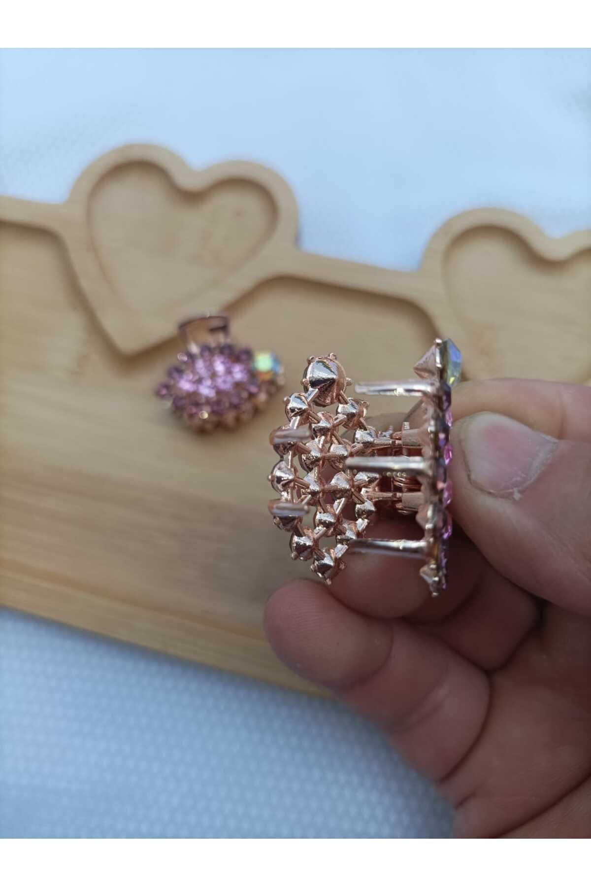 JHTshop 2li Taşlı Mandal Toka Kadın* 2,5cm/ *2,5cm*