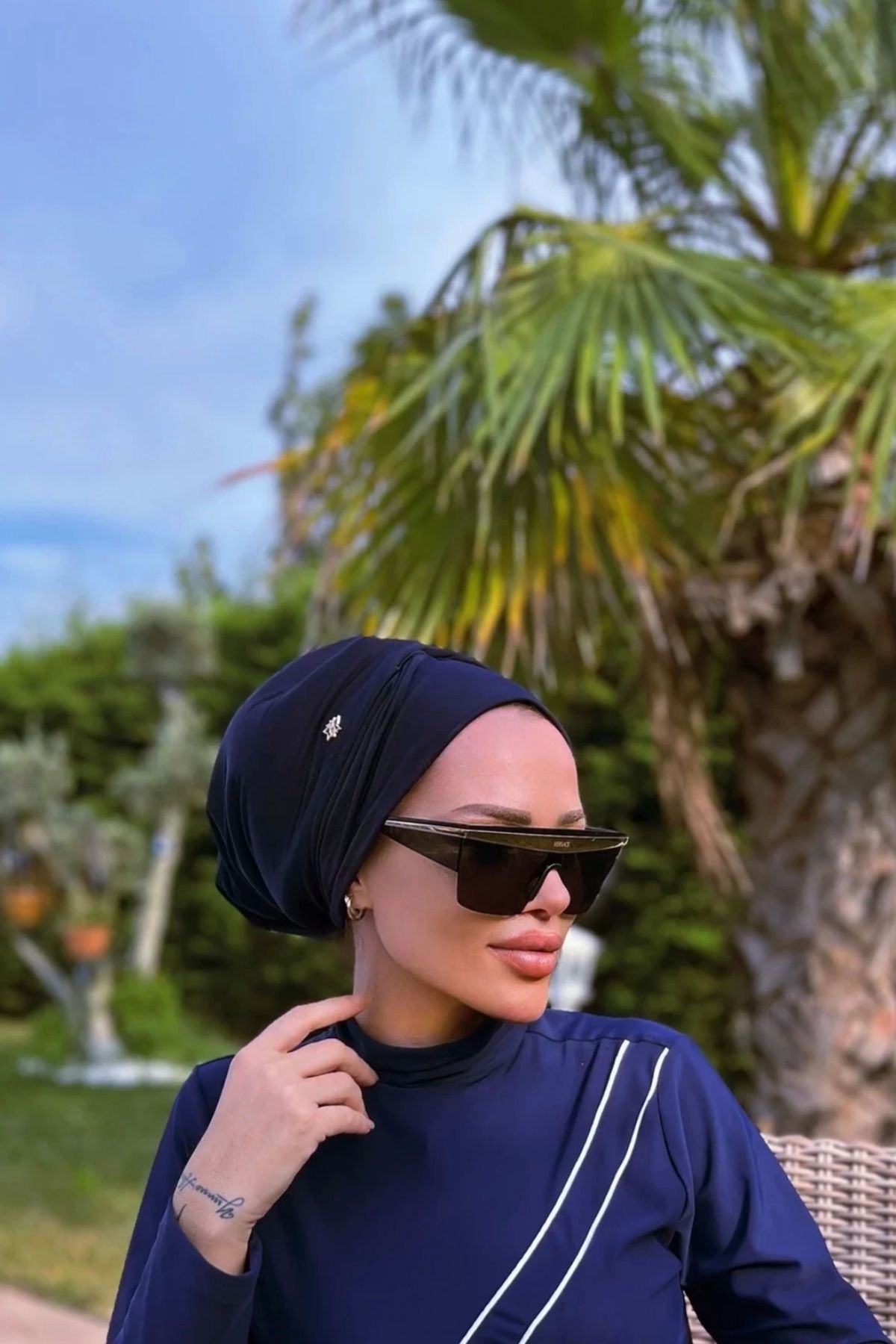 ladrans Sisre Önüdüz Dolgulu Bone Lacivert