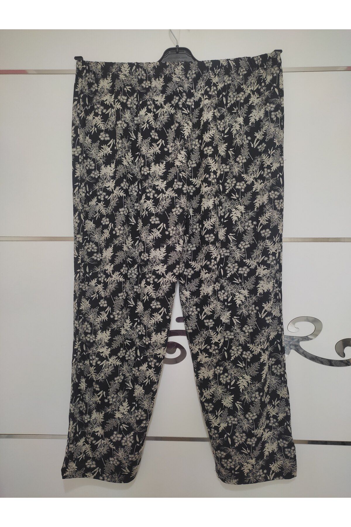 TOKSOY MENEKŞE KUMAŞ PALAZZO PAÇA ÇİFT CEPLİ PANTOLON