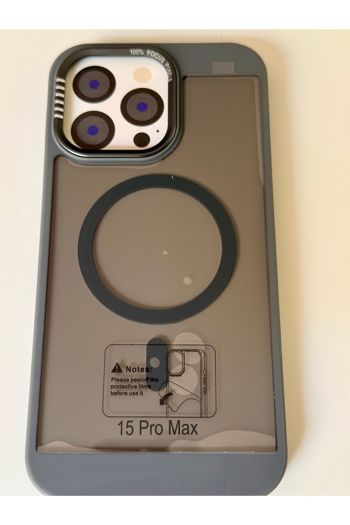 OITA İphone 15 PRO MAX Magsafe özellikli Kamera Koruma Çerçeveli Darbe Emici Premium Telefon kılıfı
