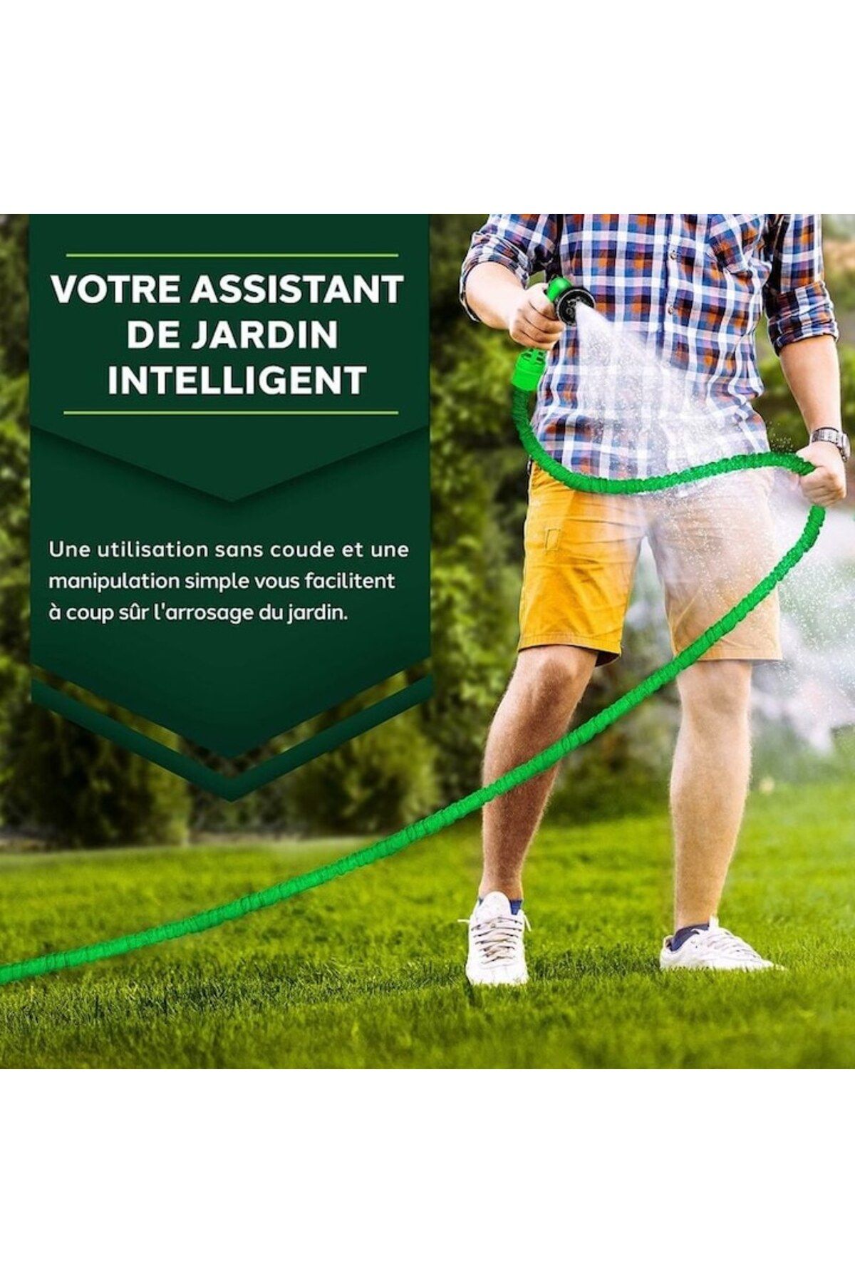 OEM-Flexible and Expandable Garden Hose, 7 Functions, 10m - 30m, Latex Material, Set 5