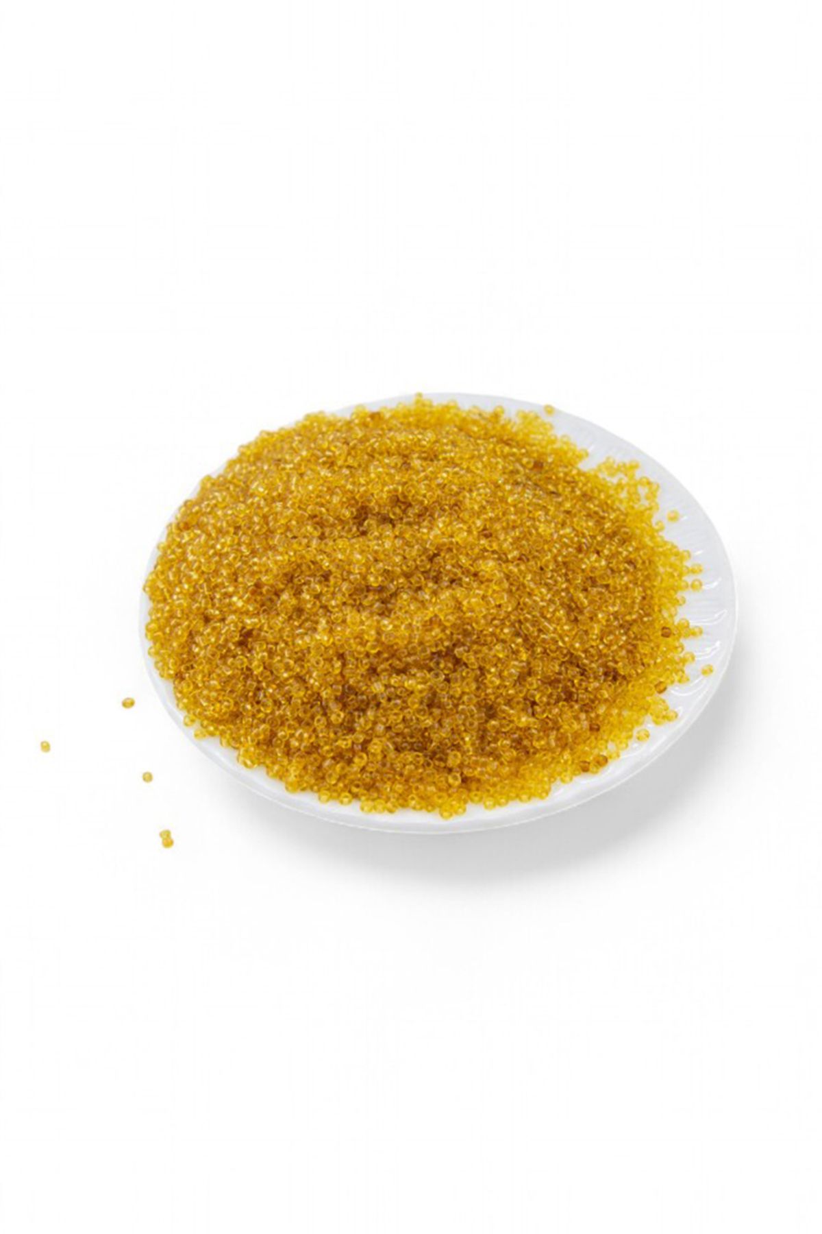 Serhat Aksesuar ve El İşçilik Bal Sarısı (11/0) 2 mm Kum Boncuğu 100 gr