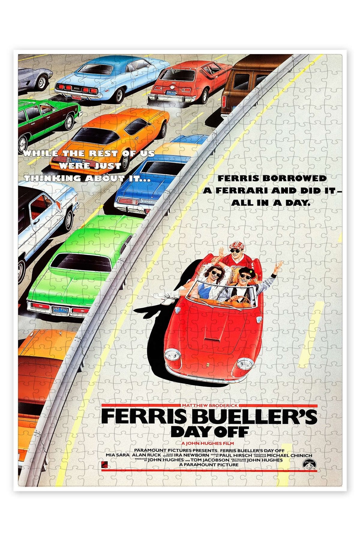 Jeronkarji Ferris Bueller'in Tatil Günü 500 Parça Puzzle Yapboz Klasik Film Temalı