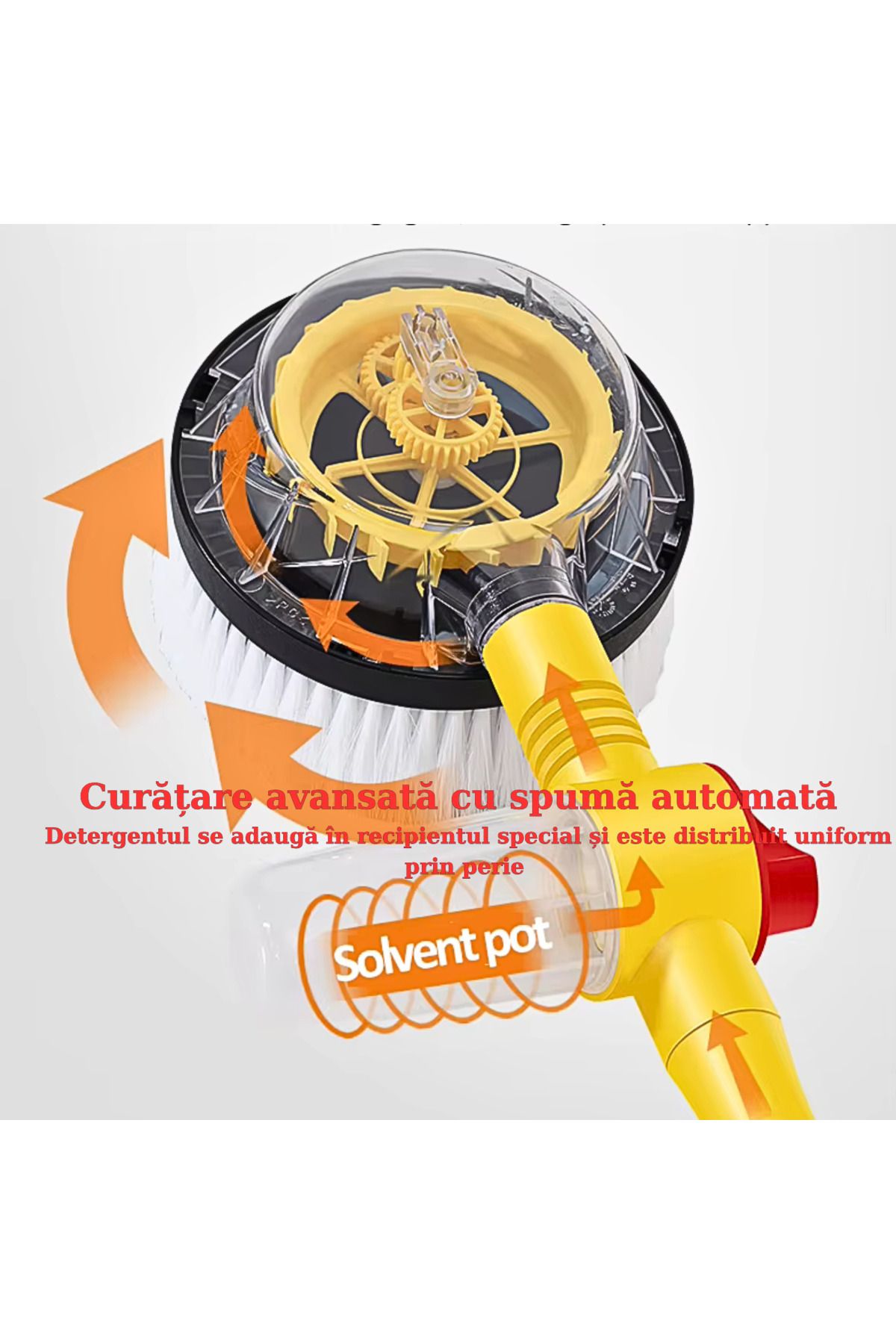 Generic-APF® Car Wash Rotating Brush – Automatic Foaming, Long Handle 100cm 13