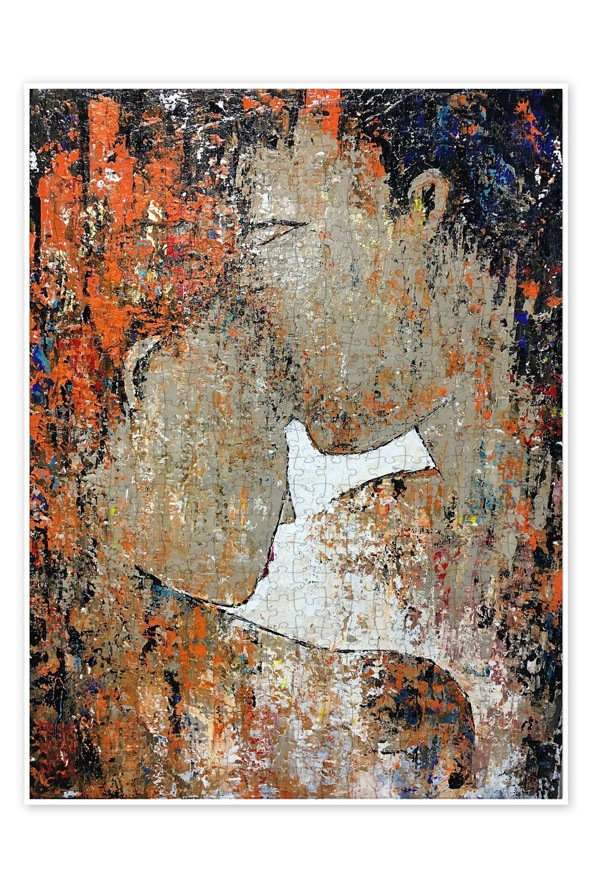 Jeronkarji Füzyon 500 Parça Puzzle Yapboz Bohem Soyut Sanat Temalı