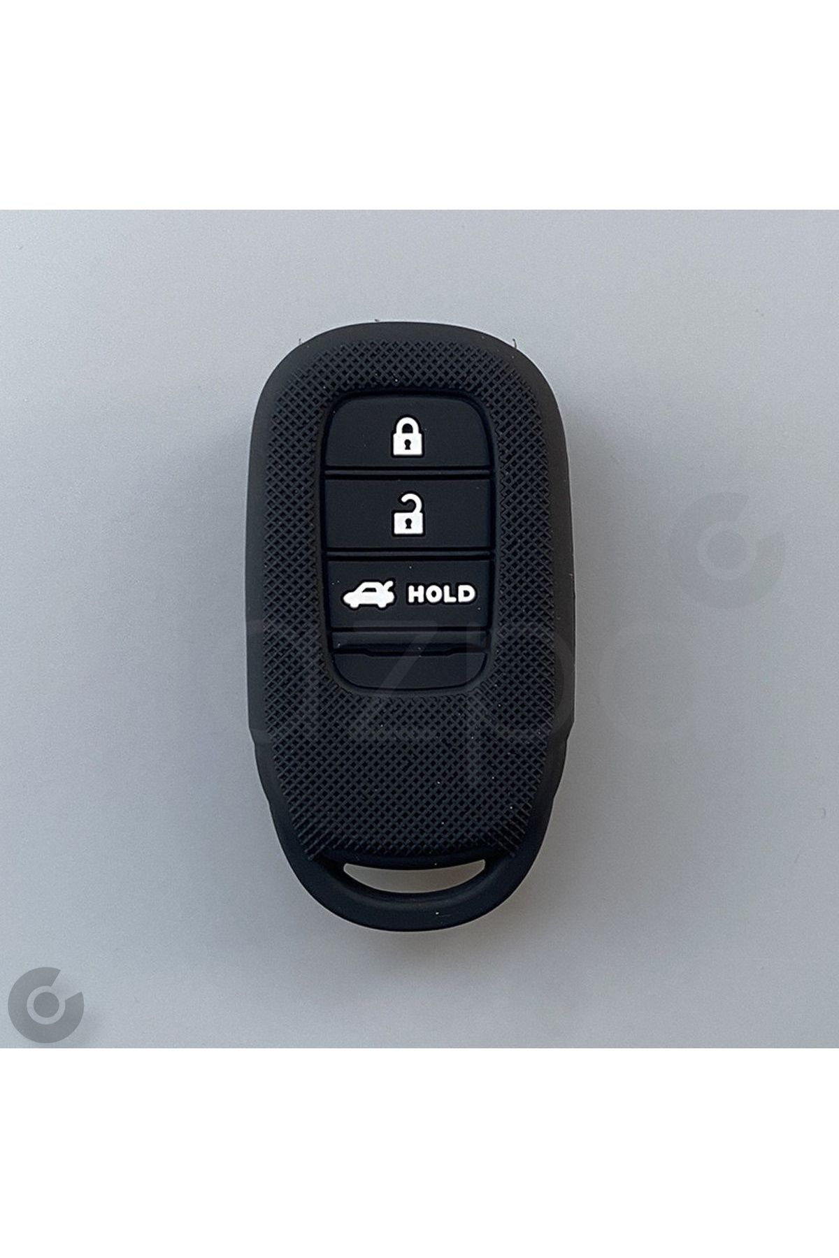 Alazpay Honda Civic Accord Cr-v Hr-v Zr-v Nokta Desenli Silikon Anahtar Kılıfı (Siyah)