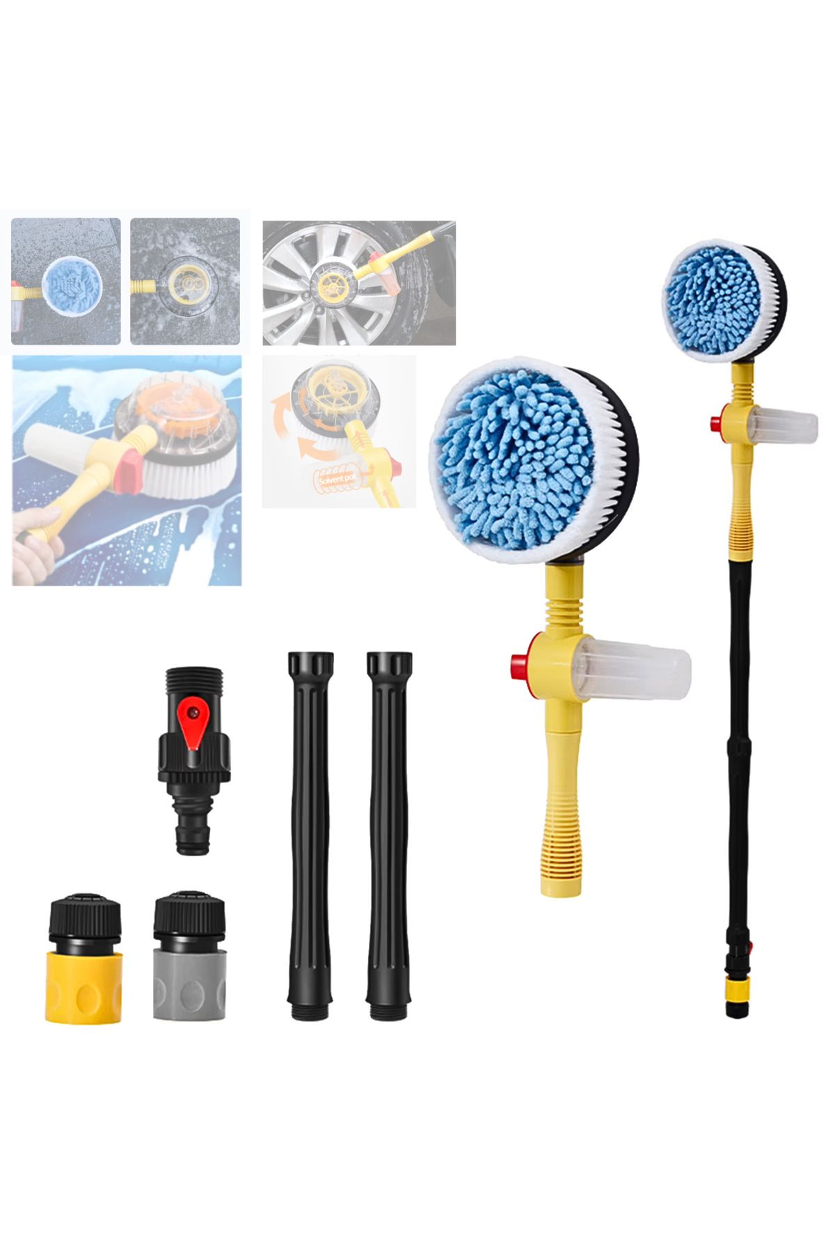 Generic-APF® Car Wash Rotating Brush – Automatic Foaming, Long Handle 100cm 11