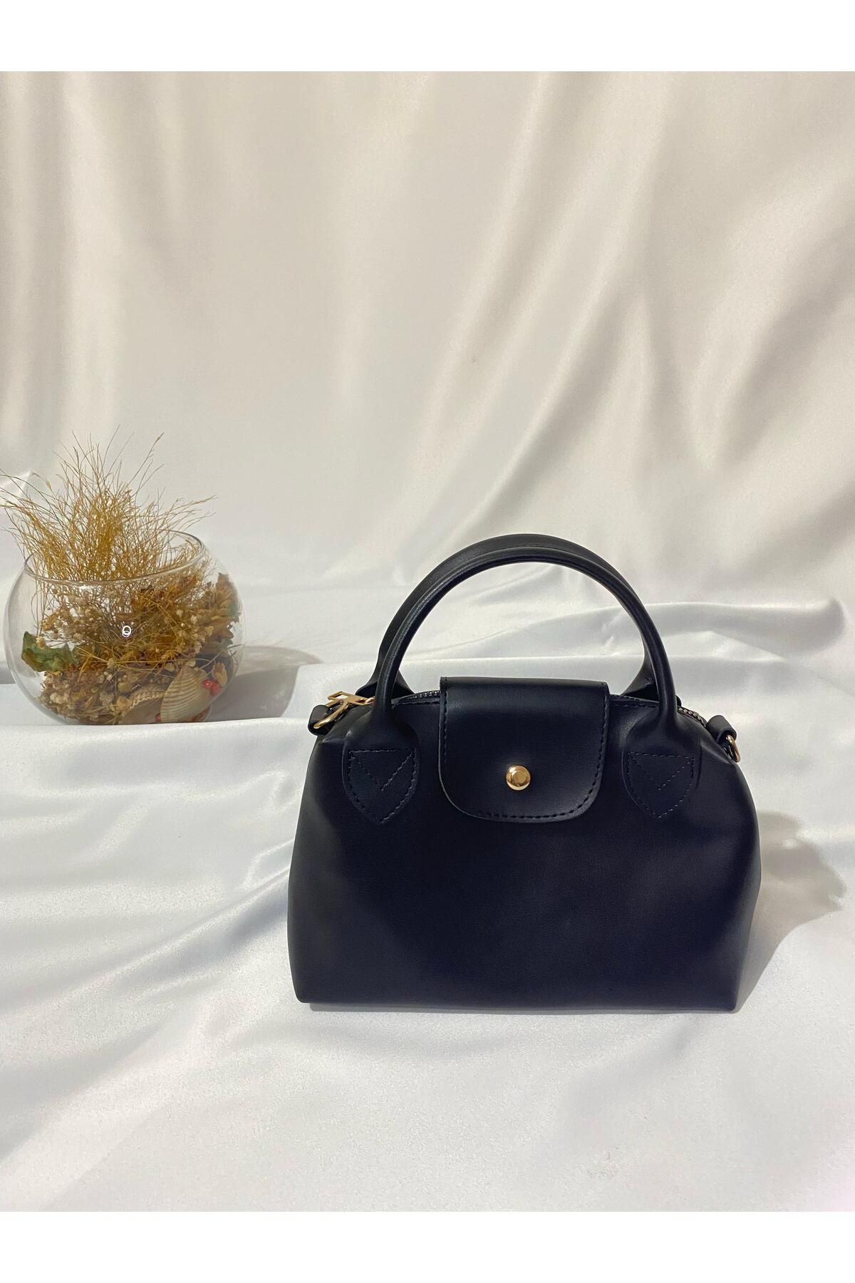 Liel Bags Siyah Mini El ve Omuz Çantası