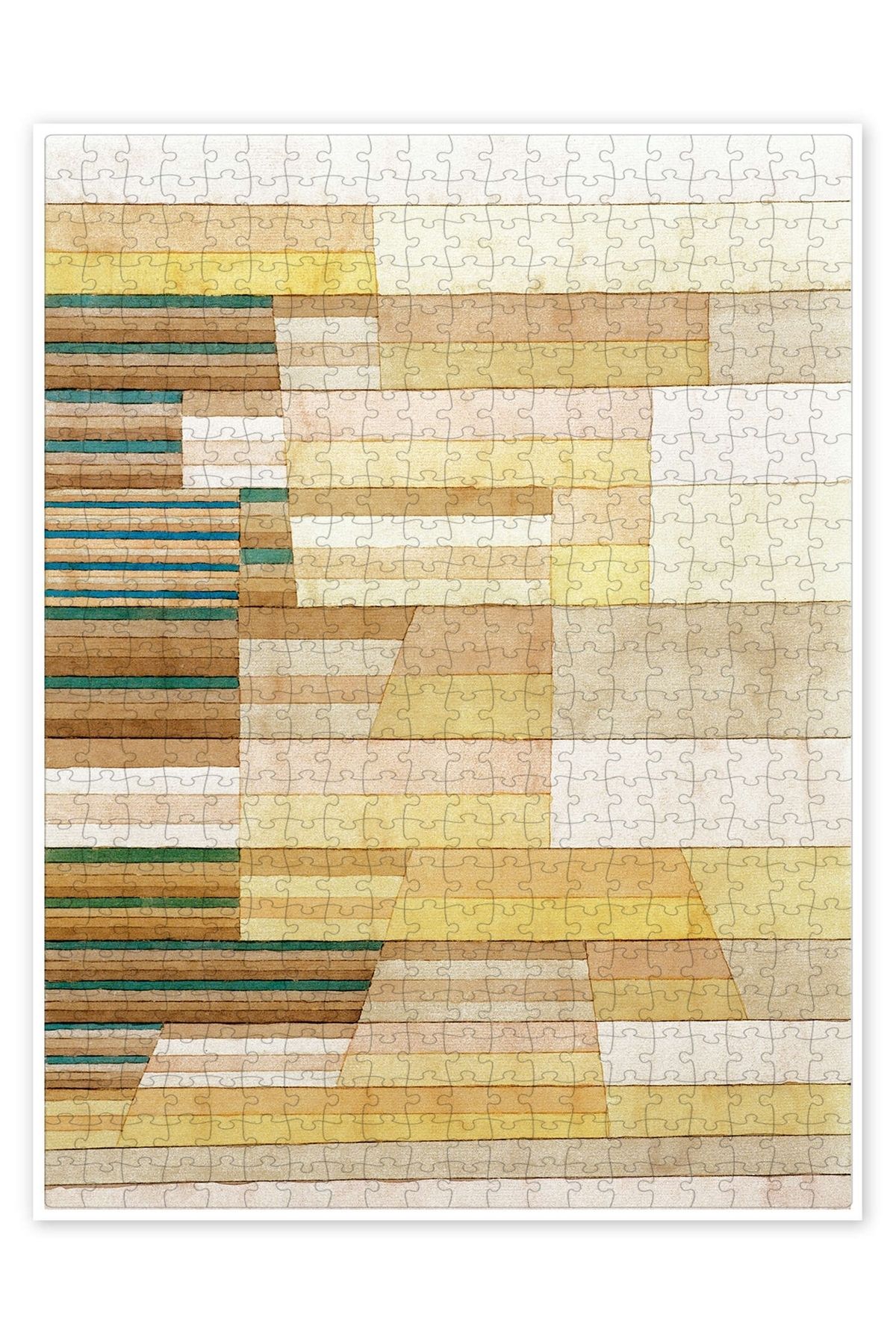 Jeronkarji Sınırdaki Anıt... 500 Parça Puzzle Yapboz Bohem Soyut Sanat Temalı
