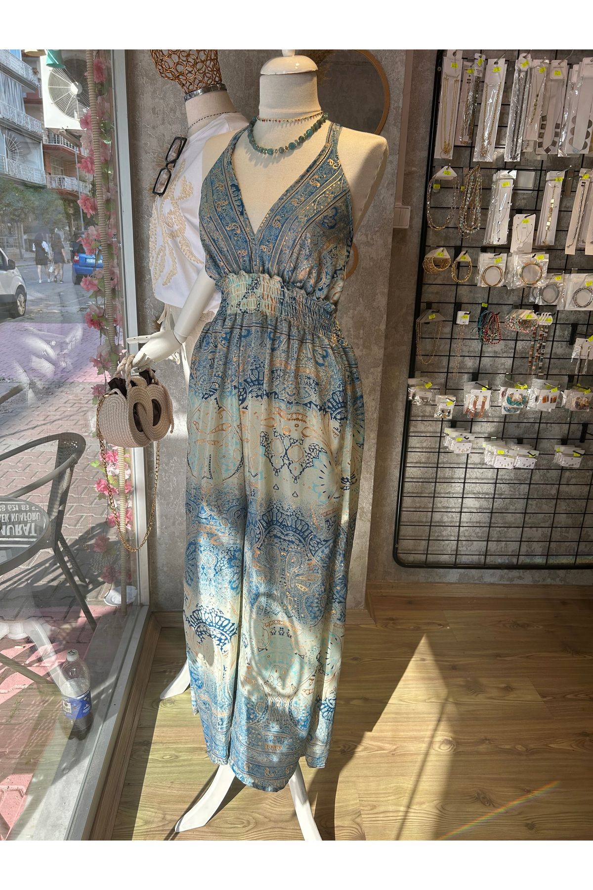 AROHA butik Hint ipeği tulum