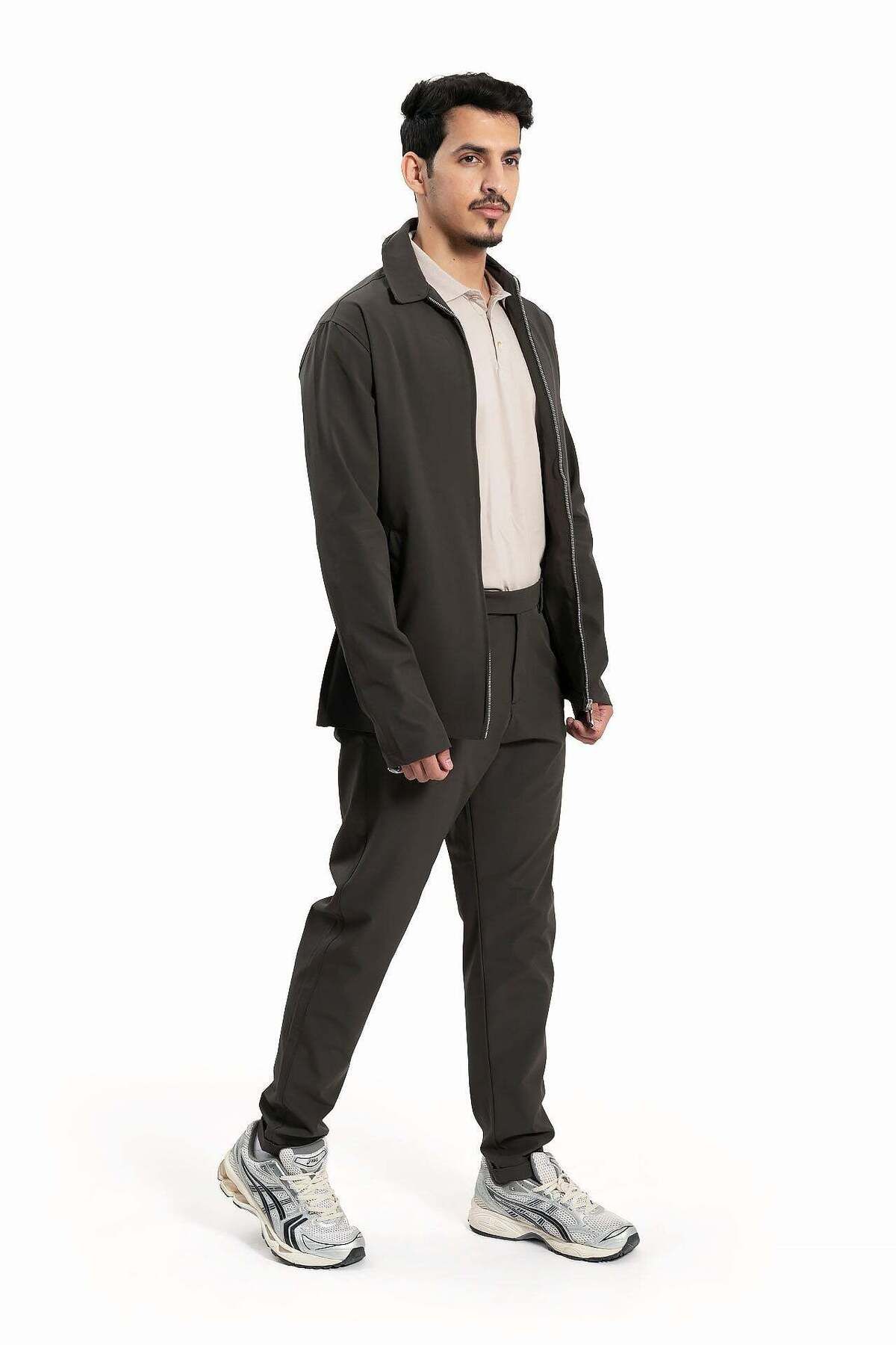 wecre8-Men Dark Gray Jacket and Pants Set By WECRE8 2