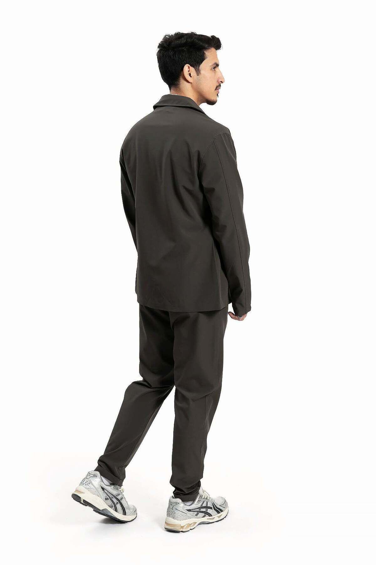 wecre8-Men Dark Gray Jacket and Pants Set By WECRE8 3