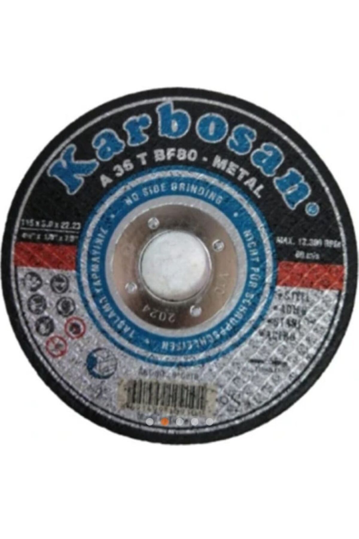 KARBOSAN Metal Kesme Taşı 2 Adet -(155x2.5x22.23)