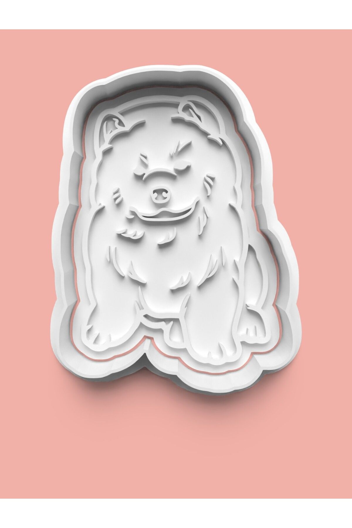 AKTASTORE Chow Chow Köpek Figürü Kurabiye Kalıbı Ve Şeker Hamuru Kalıbı