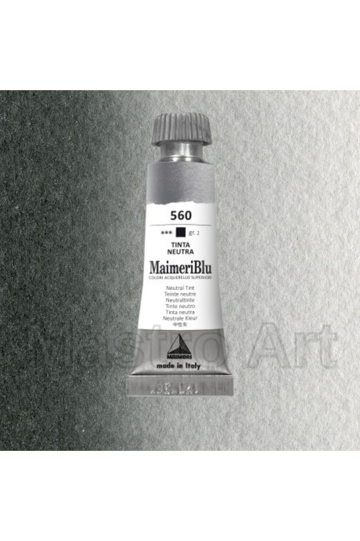 Maimeri Blu Pro Tüp Sulu Boya 12 ml S2 560 Neutral Tint