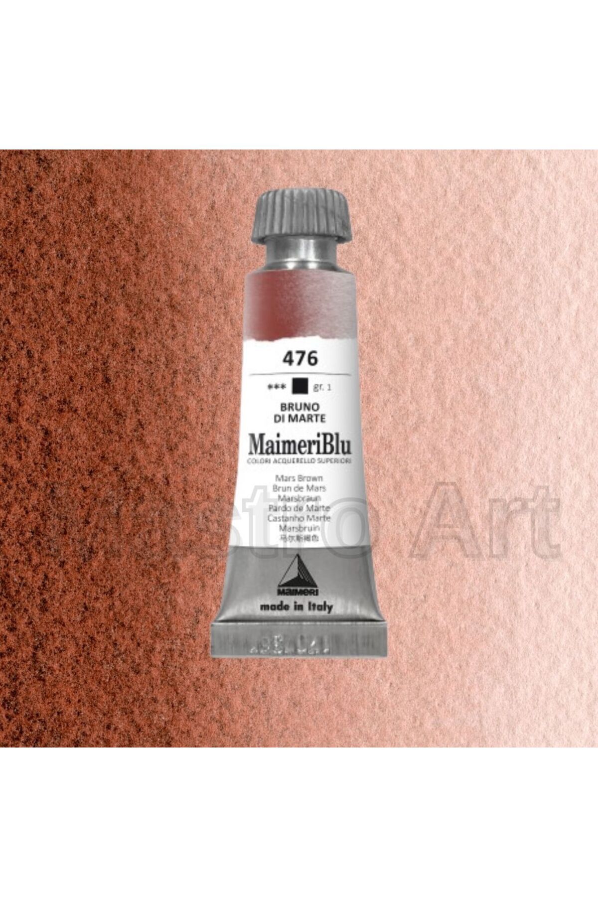 Maimeri Blu Pro Tüp Sulu Boya 12 ml S1 476 Mars Brown
