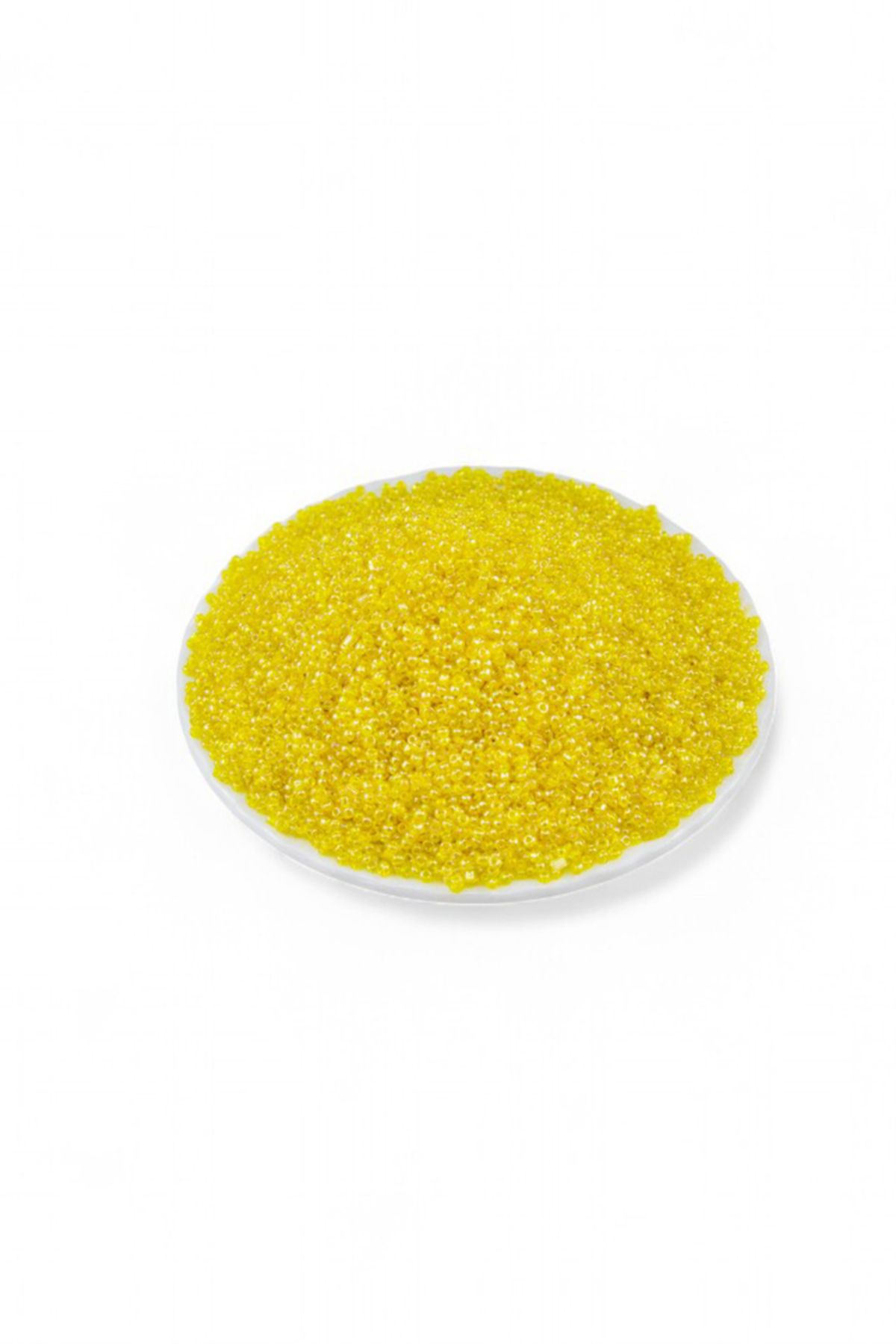 Serhat Aksesuar ve El İşçilik Sarı (11/0) 2 mm Kum Boncuğu 100 gr