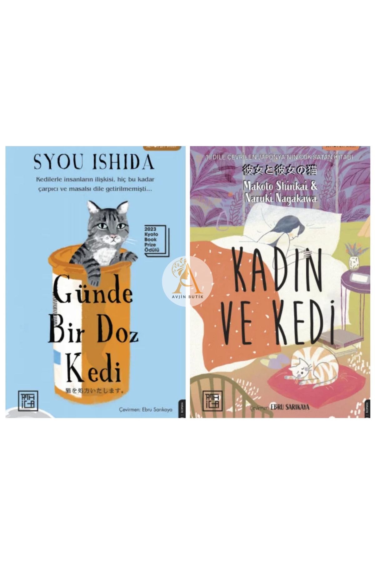 Destek Yayınları Günde Bir Doz Kedi/Kadın ve Kedi/2 Kitap Set