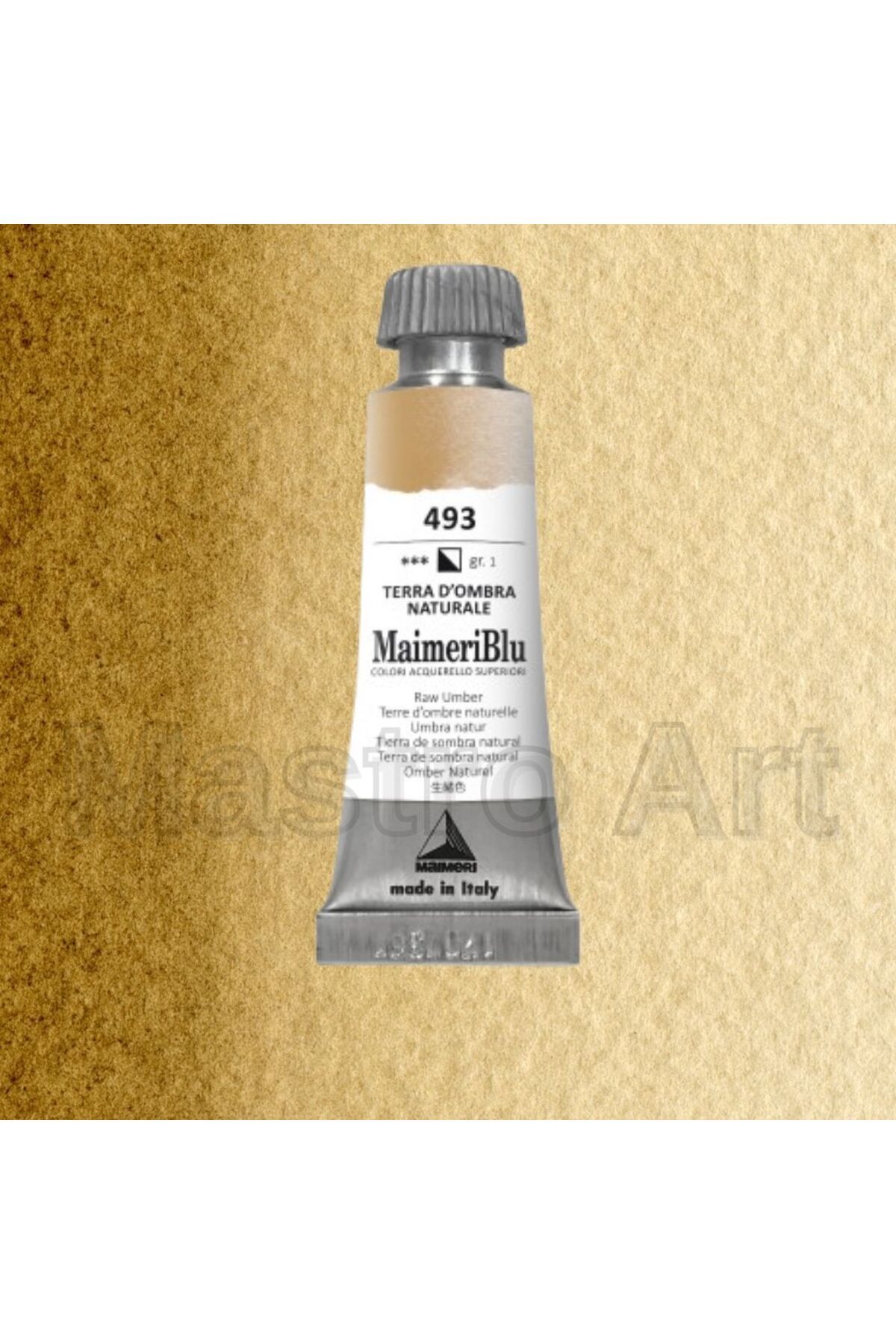 Maimeri Blu Pro Tüp Sulu Boya 12 ml S1 493 Raw Umber