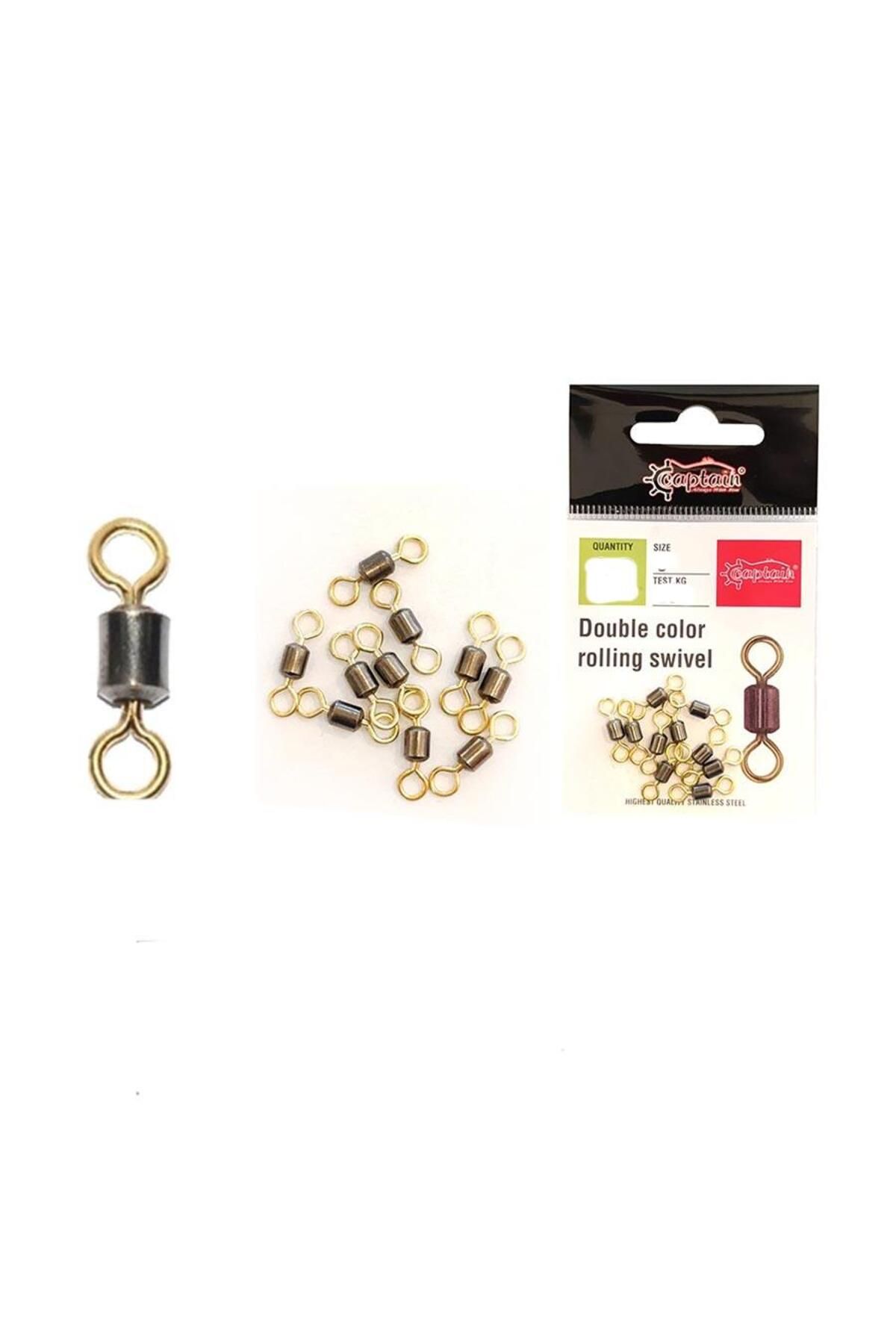 LUCKY JOHN Captain 5007 Rulmanlı Fırdöndü 10 Adet Black Gold 1/0 Numara