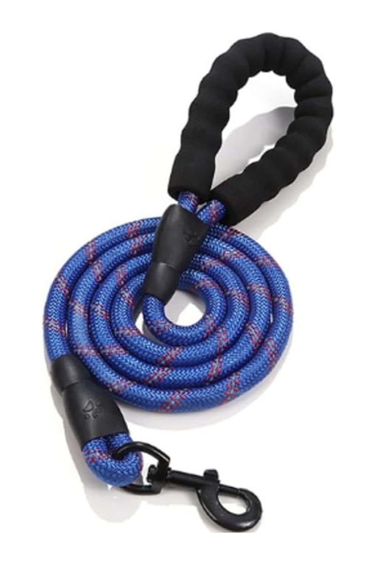 ShopZum Busstier Reflektörlü Köpek Gezdirme Kayışı – 150 Cm Dayanıklı Naylon Tasmalı, Yumuşak Saplı, Orta V