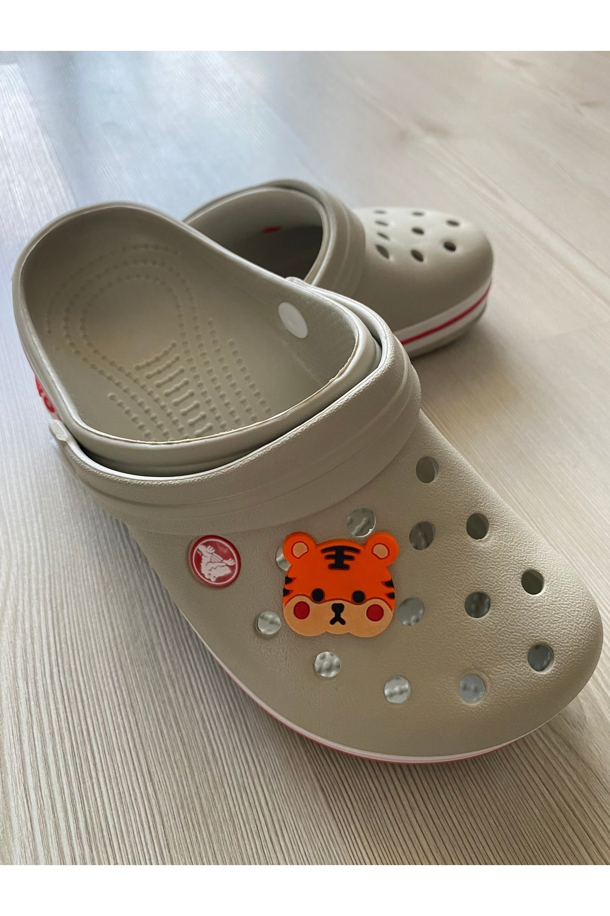 shop 1 adet terlik süsü turuncu ayıcık jibbitz