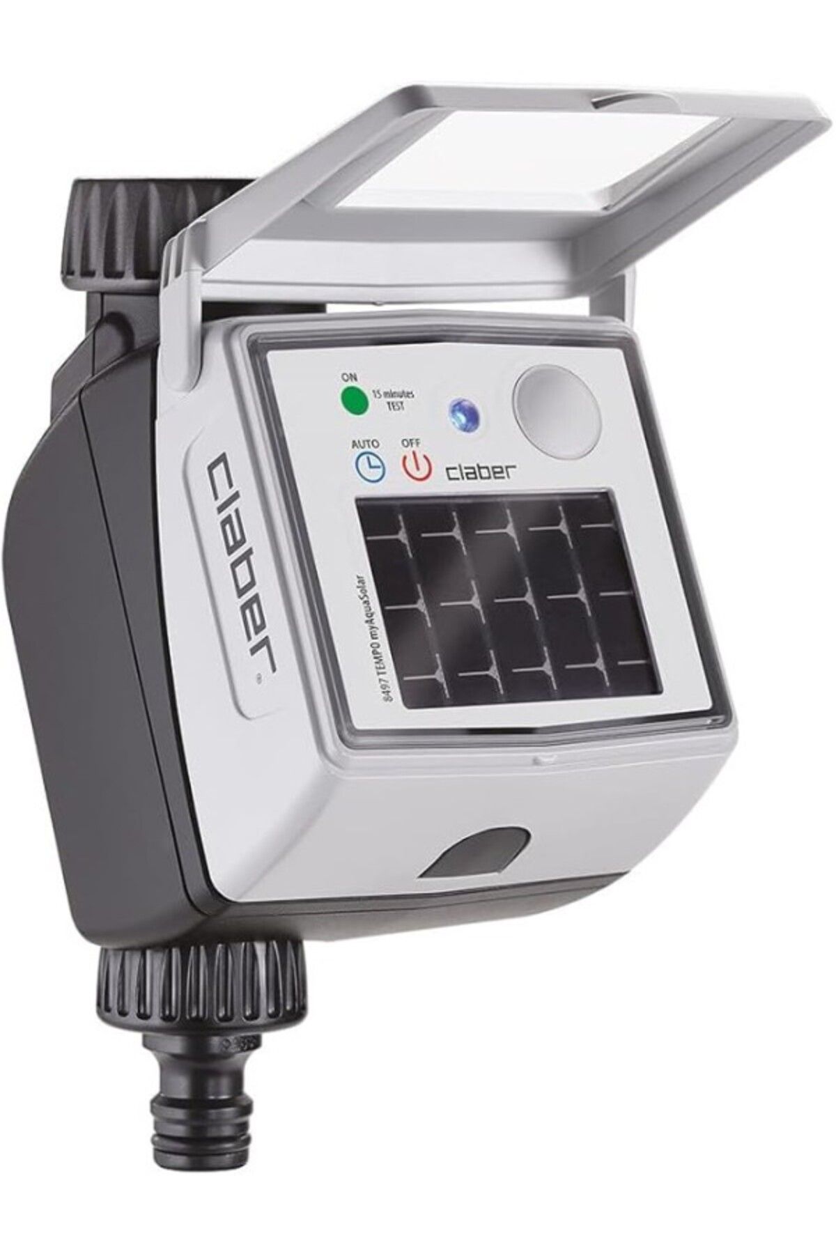 ShopZum Claber 8497 Tempo Myaquasolar, Tek Çikişli Otomatik Timer-sulama Zamanlayicisi