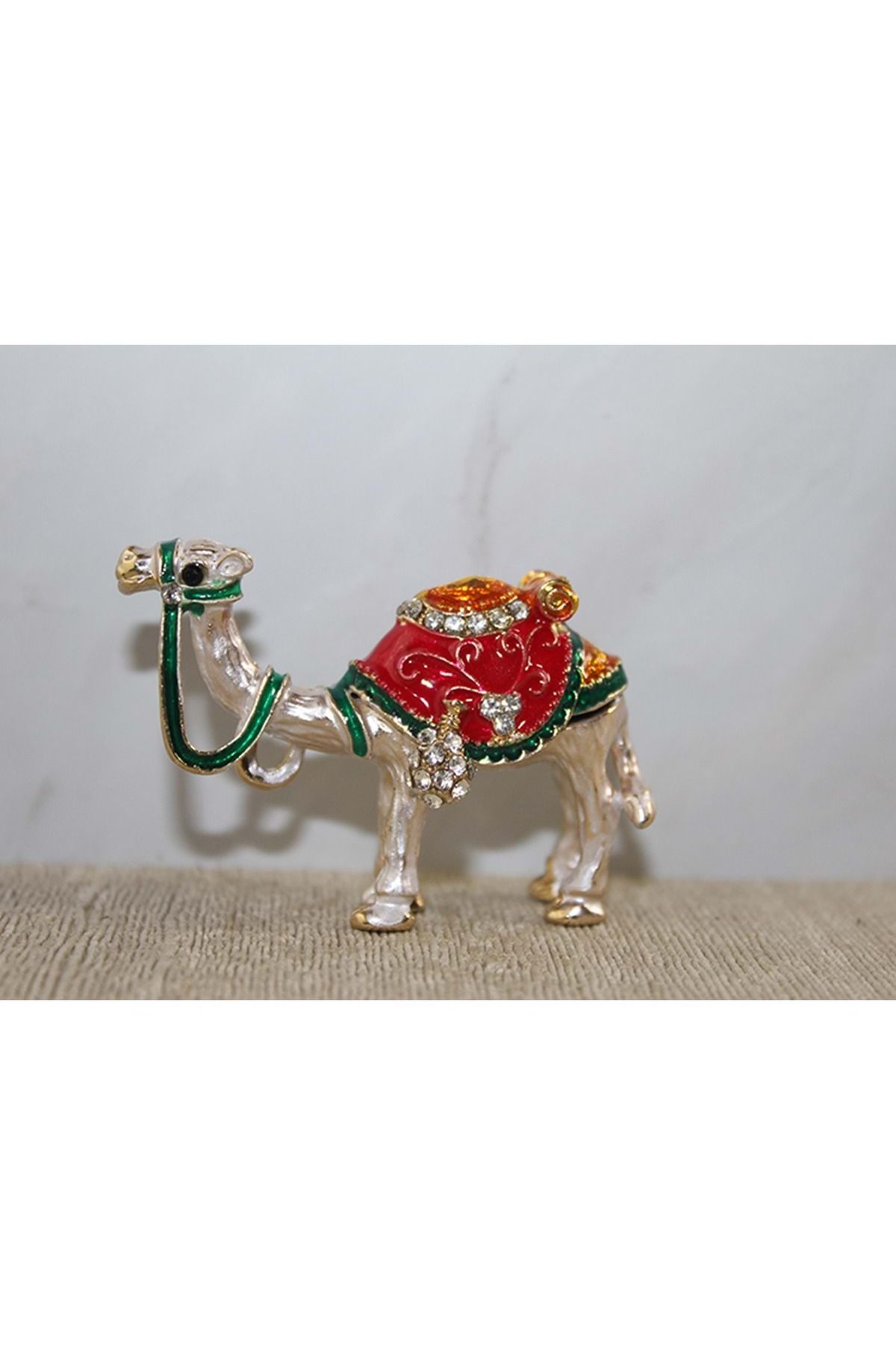 Store Sıvaroskı Taşlı Minik Deve Figür 5-7 Cm