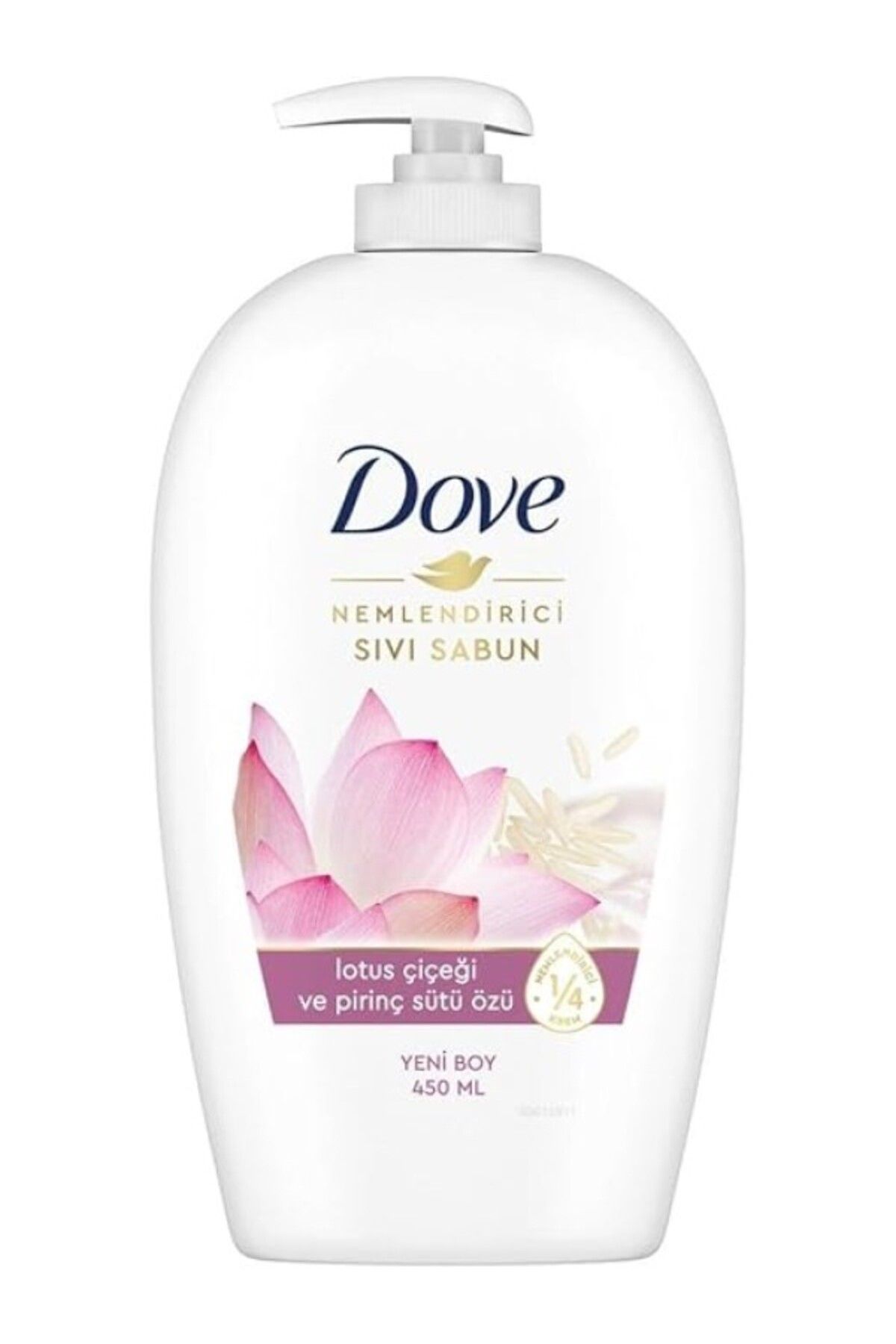 ShopZum Dove Lotus Çiçeği Ve Pirinç Sütü Sıvı Sabun 450 Ml
