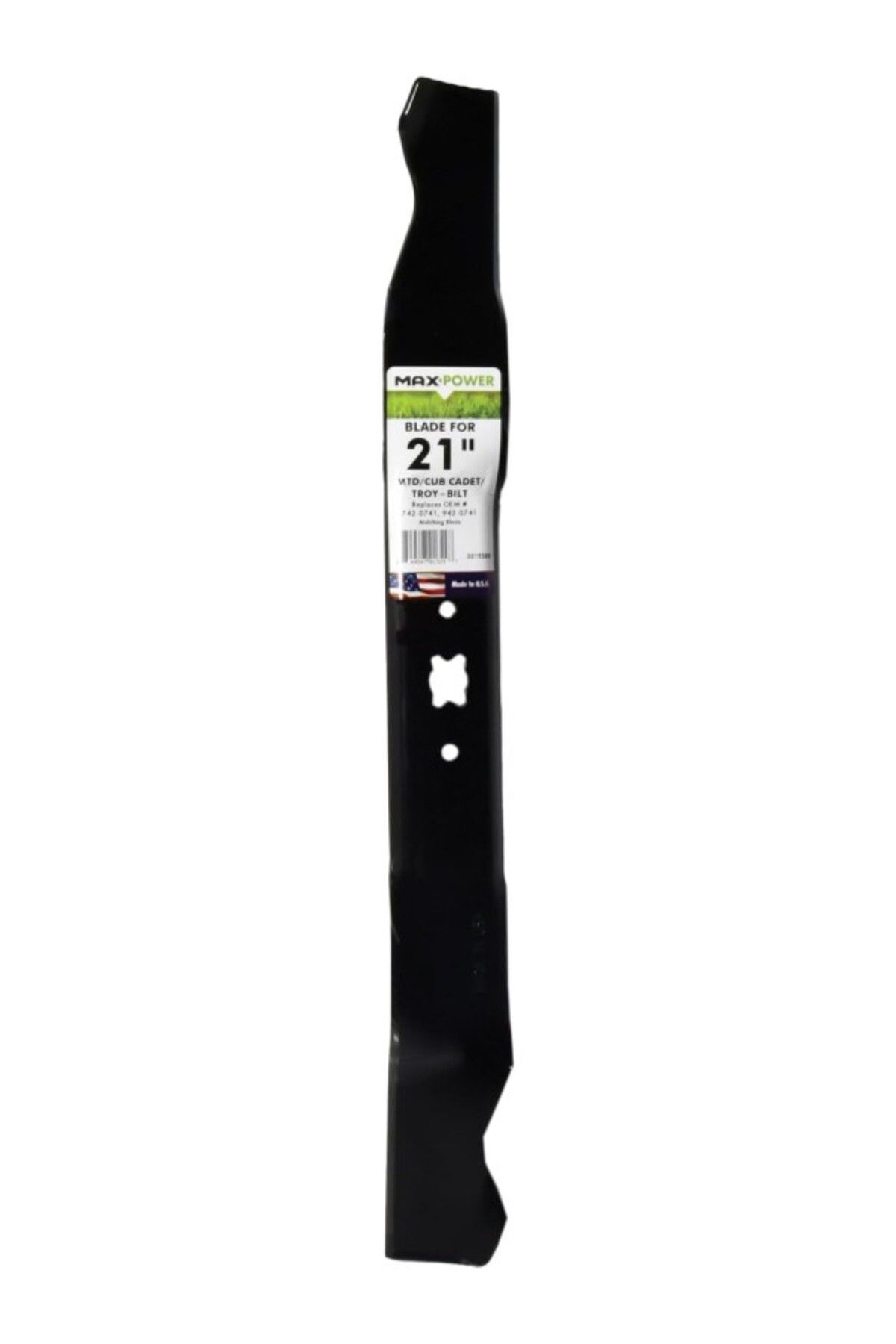 ShopZum Maxpower 331528B Malçlama Bıçağı, 53 Cm Kesme Mtd/Cub Cadet/Troy-Bilt Için 742-04100, 742-0741