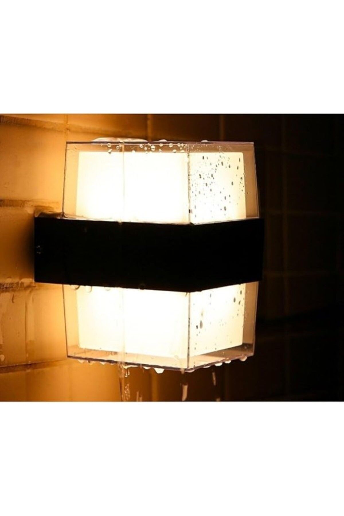 ShopZum Ucuz Geldi Prizma Led Aplik 12 Watt Gün Işığı 3200k Iç Mekan Ve Dış Mekan Cata Bora Led Aplik Ip54