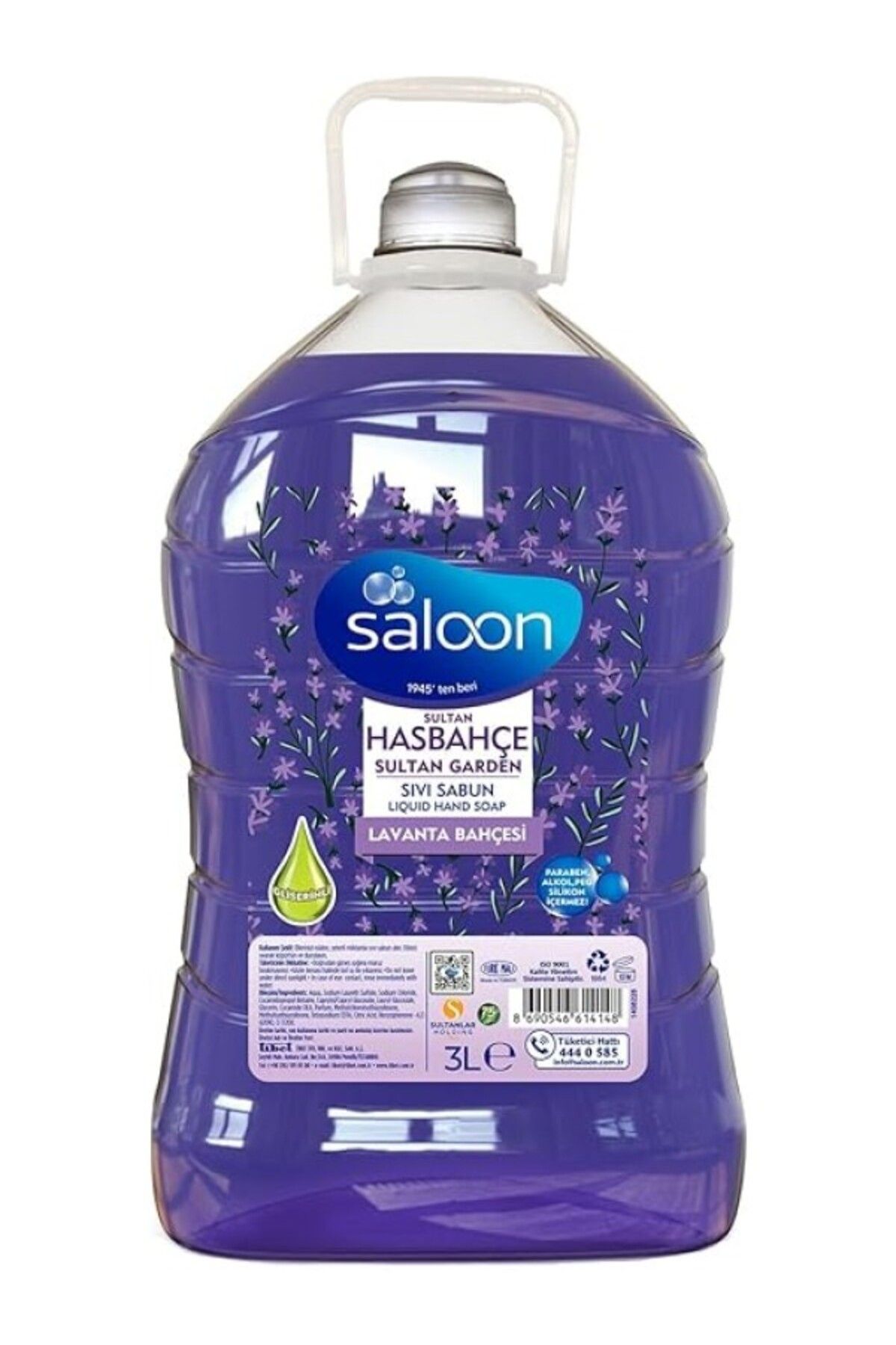 ShopZum Saloon Sivi Sabun Sultan Hasbahçe 3 L