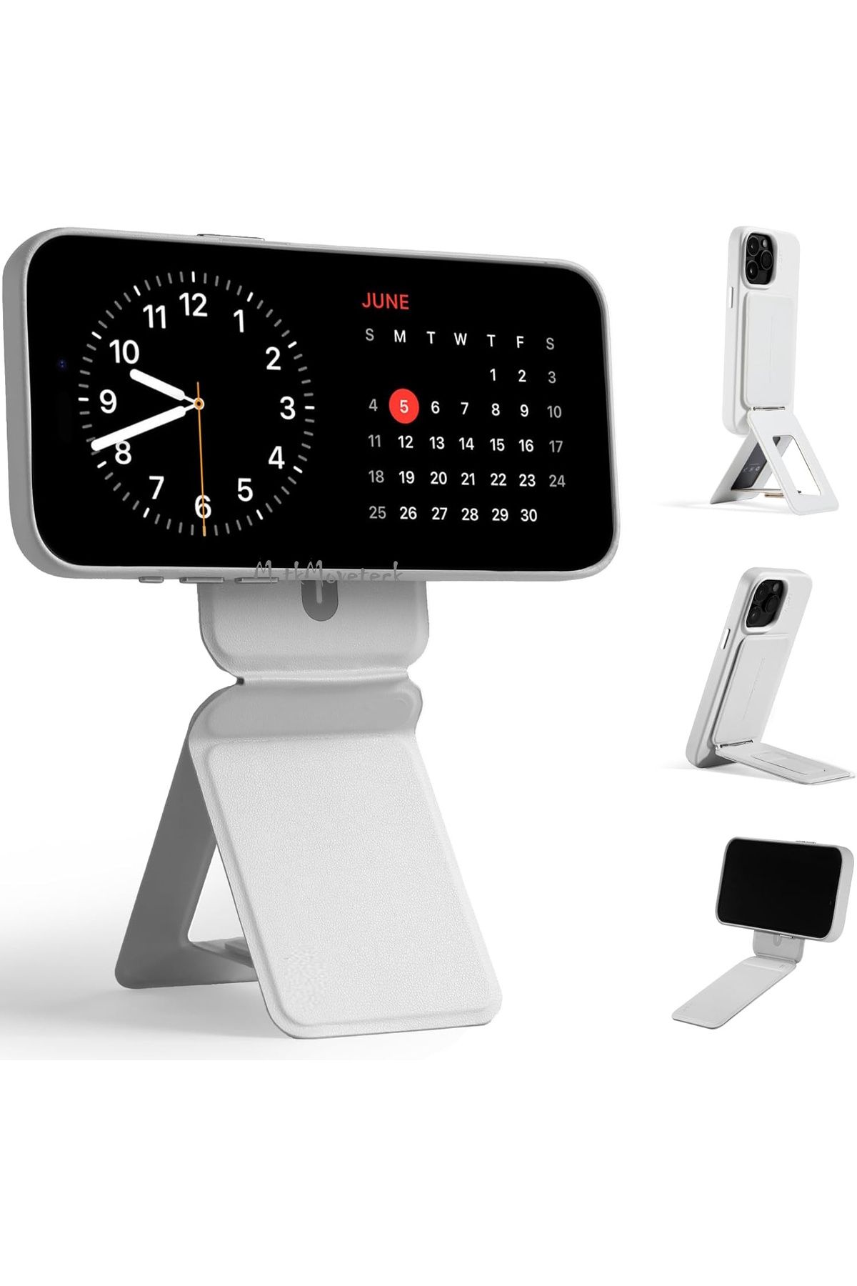 m.tk moveteck 3 Modlu Standlı Magnetik Kartlık Mag Wallet İphone 12 13 14 15 16 Pro Max Deri Cüzdan Manyetik HD003