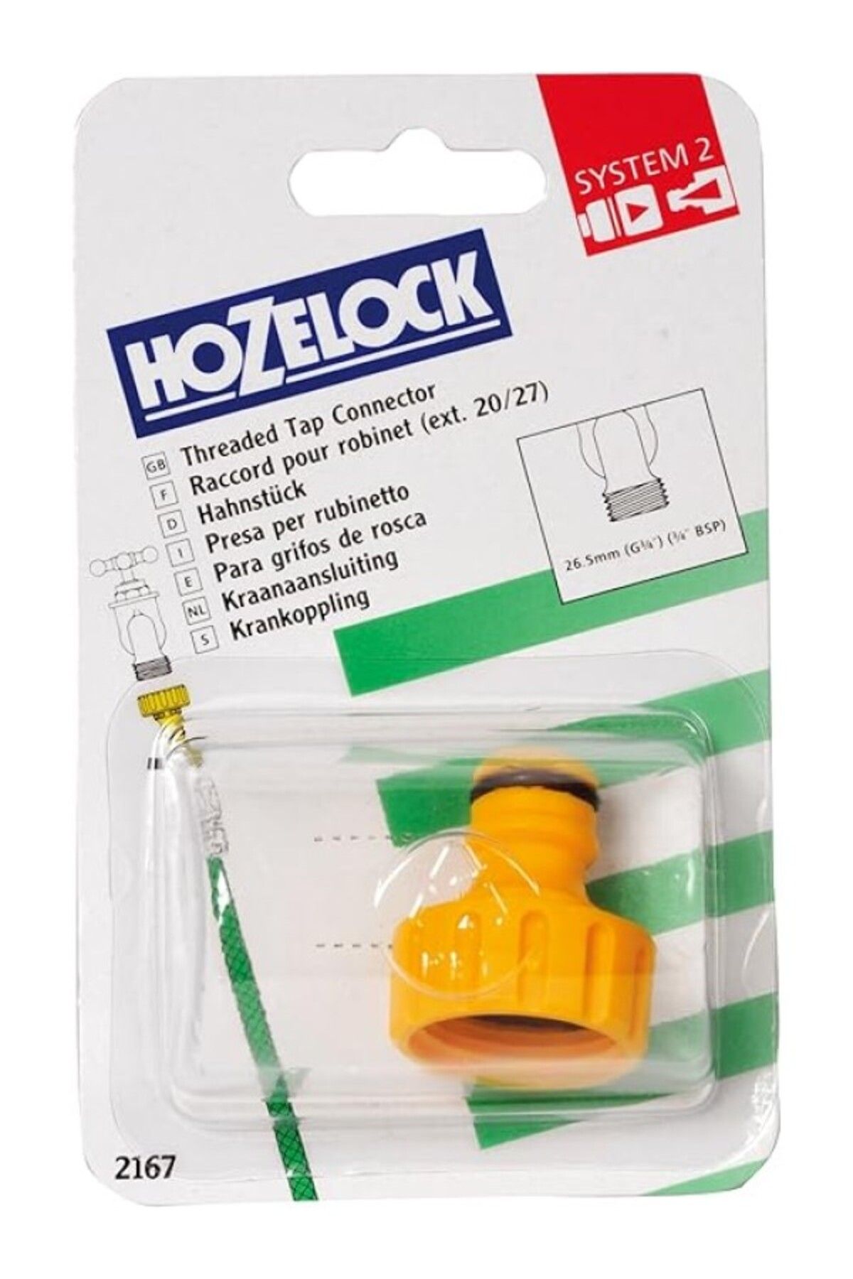 ShopZum Hozelock 2167H Musluk Bağlantısı 3/4&Quot;