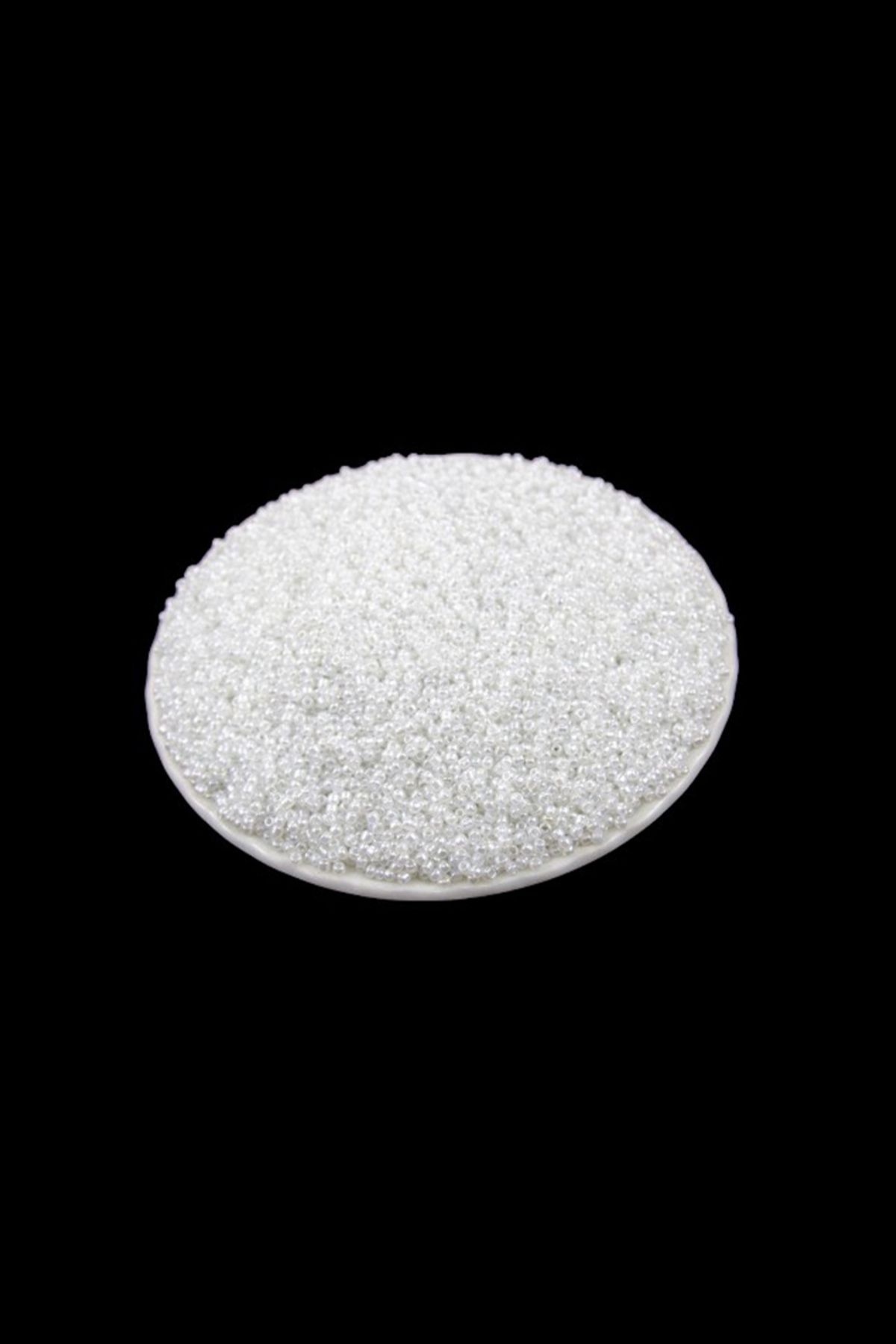 Serhat Aksesuar ve El İşçilik Süt Beyaz (11/0) 2 mm Kum Boncuğu 100 gr