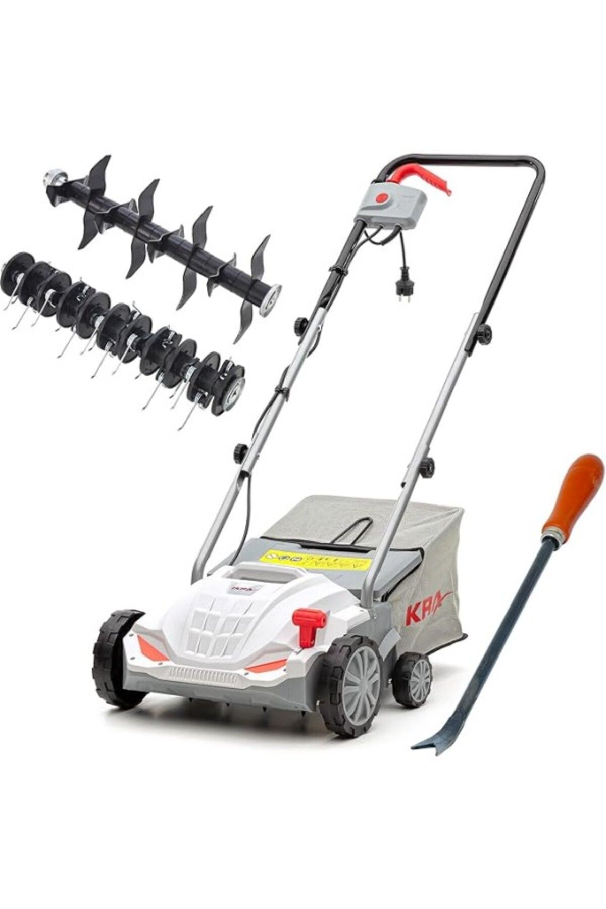 ShopZum Ikra Elektrikli Çim Havalandırma Ievl 1532, Toplama Sepeti 30 L, Çalışma Genişliği 32 Cm, Yabani Ot