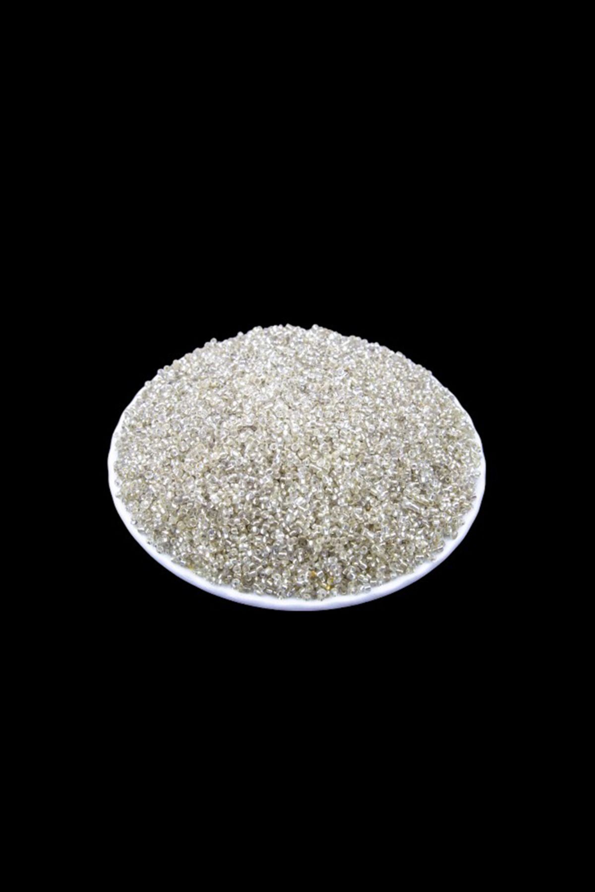 Serhat Aksesuar ve El İşçilik Koyu Gümüş (11/0) 2 mm Kum Boncuğu 100 gr