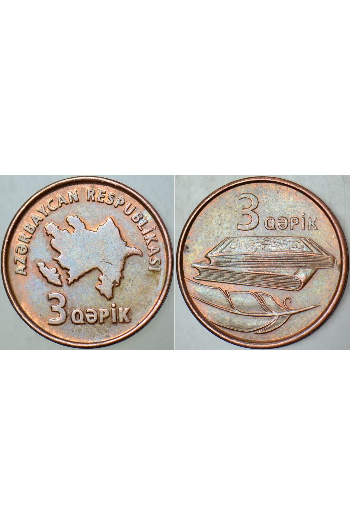 Banknoting AZERBAYCAN 3 GAPİK 2006.