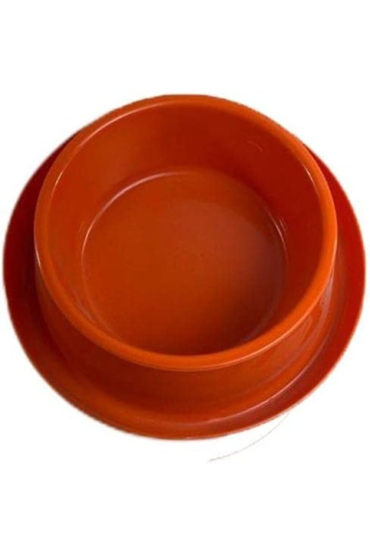 ShopZum Miapet Plastik Kedi-köpek Mama Ve Su Kabı 400 ml Turuncu