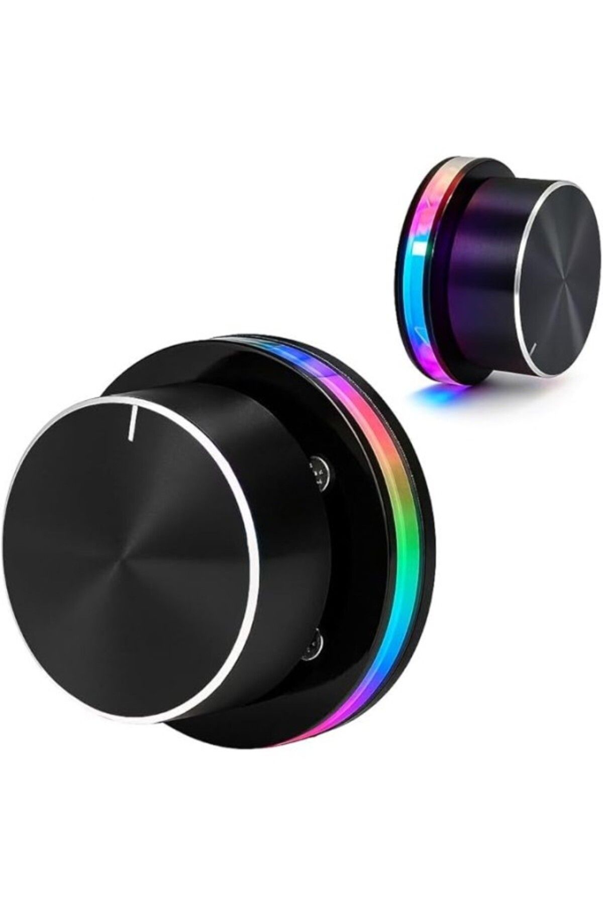 ShopZum Usb Ses Kontrol Düğmesi, Android System Pc Rgb Işığı Ile Multimedya Tip C Harici