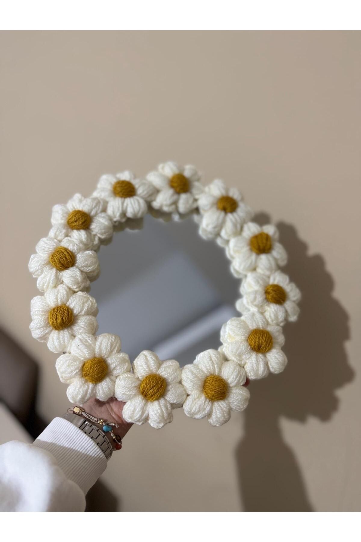 SHEYMA Papatyalı handmade Dekoratif Ayna