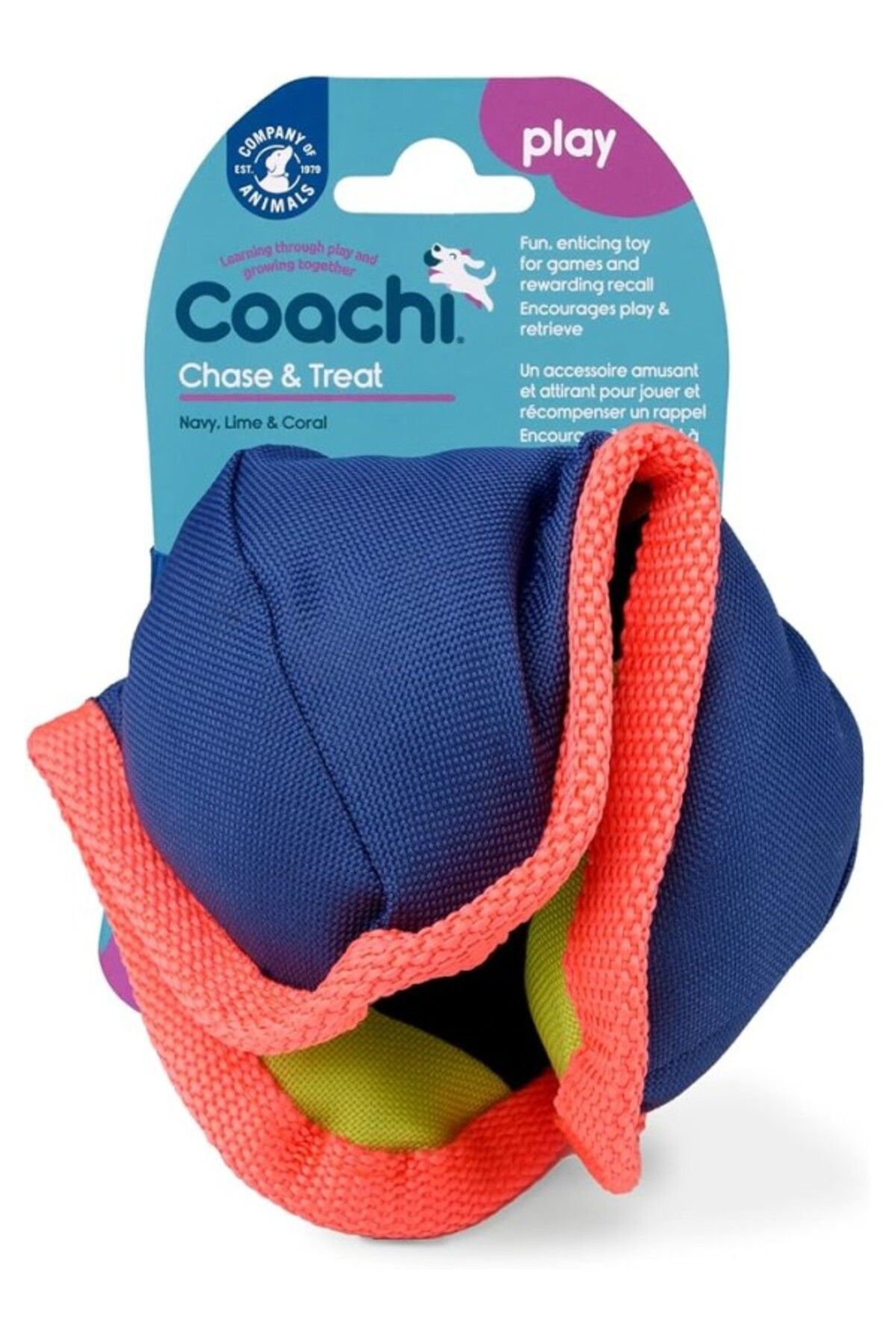 ShopZum Company Of Animals Coachi Chase &Amp; Treat - Eğlenceli Bir Zenginleştirme Köpek Oyuncağı, Etkileşi